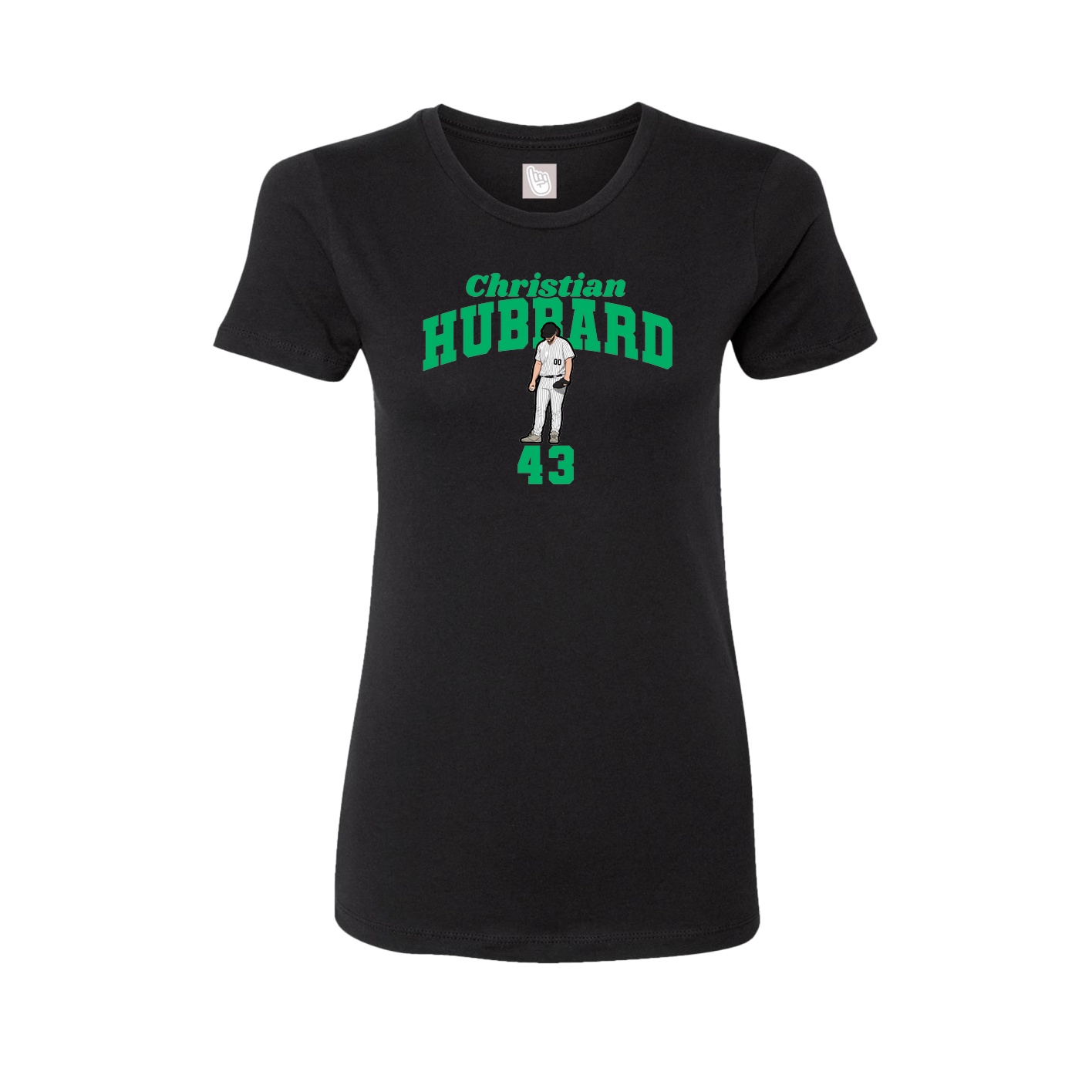 Womens Tee — Signature Arch in Black