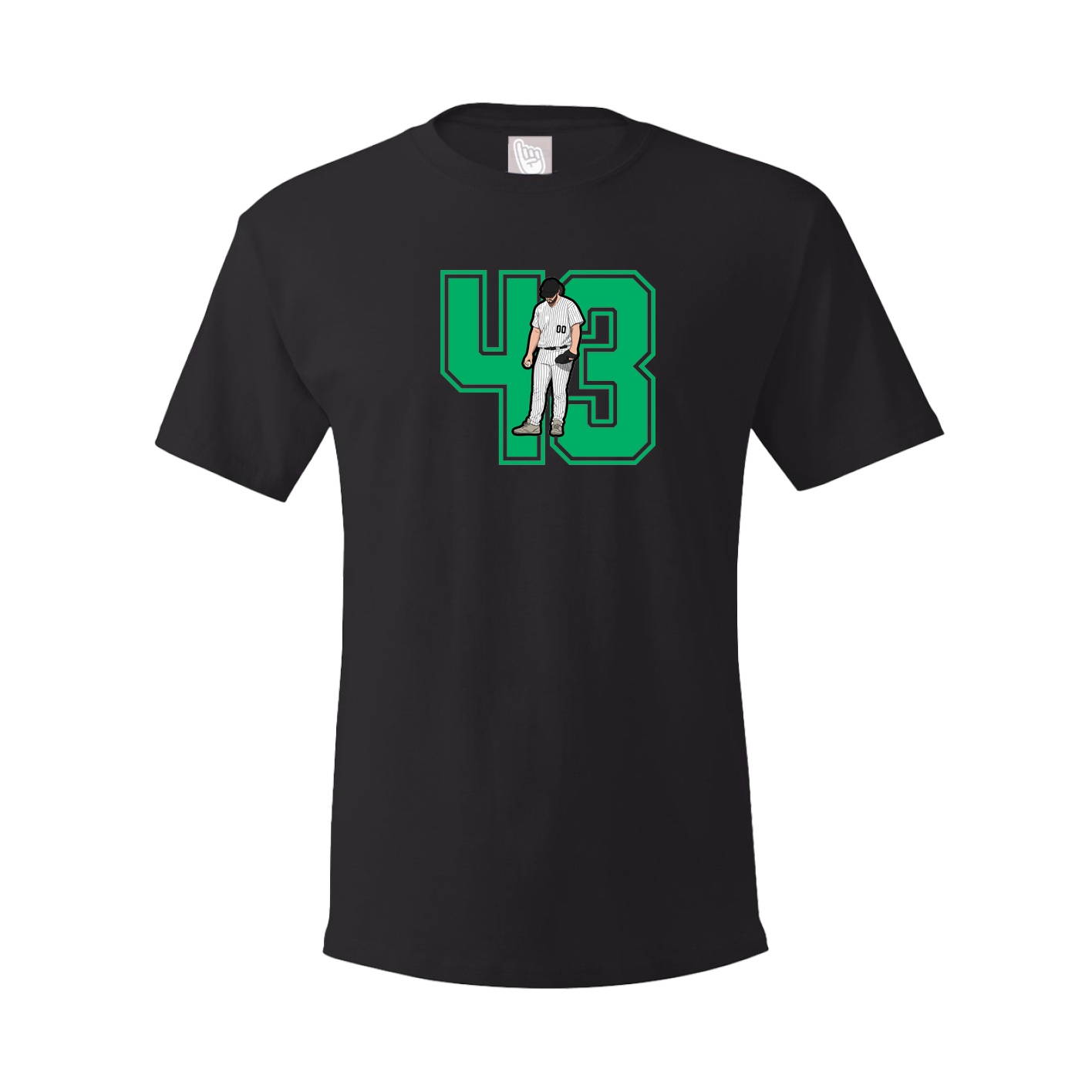 Youth Tee — Number in Black