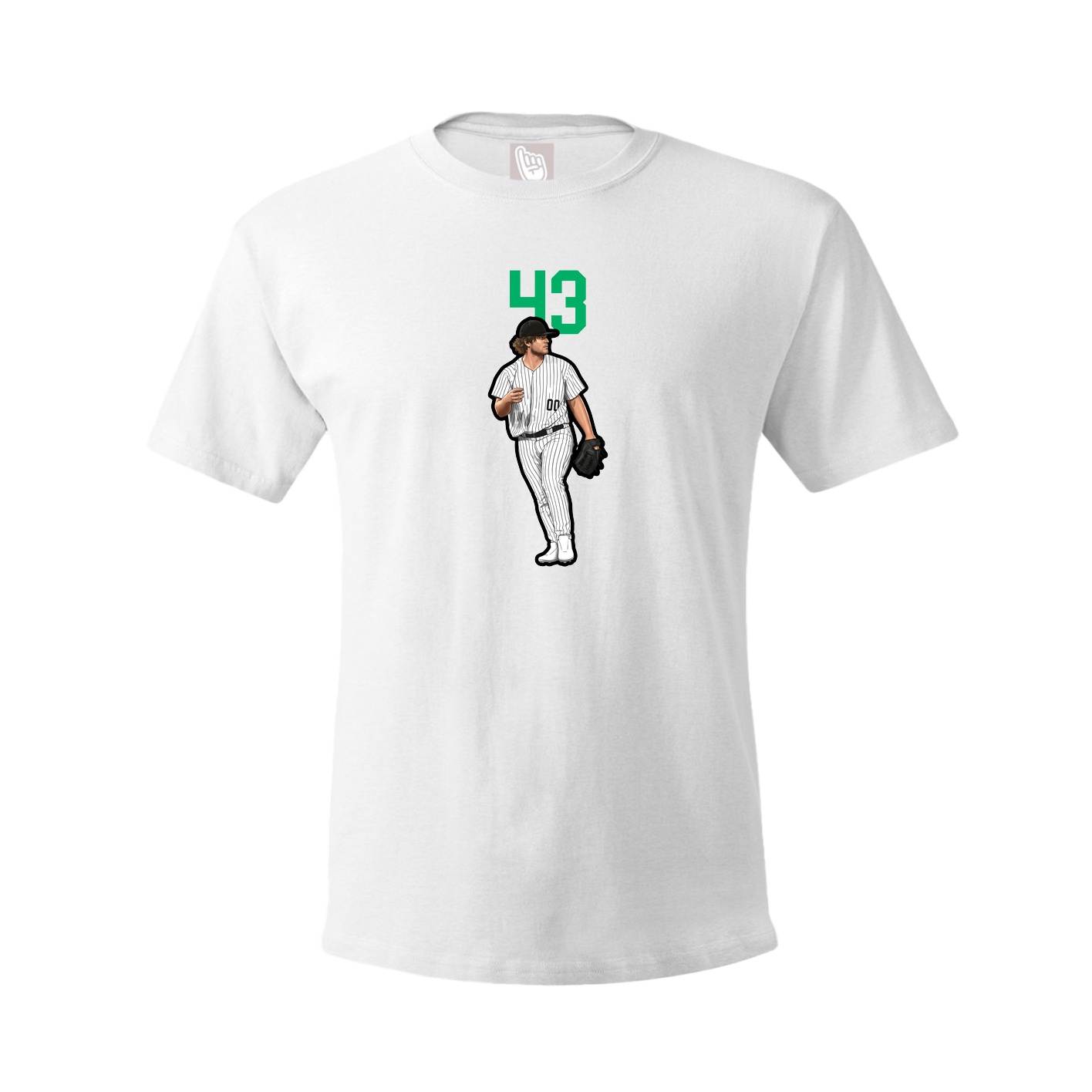 Tee — Number Top in White