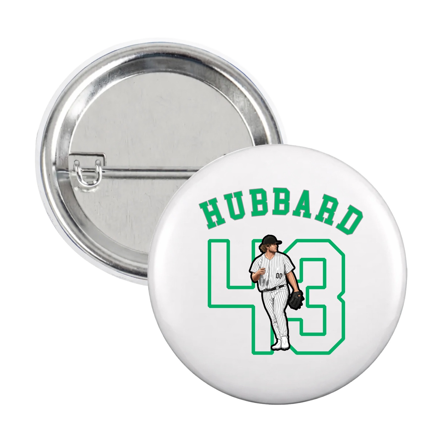 Game Day Button — Shirsey Arch in White