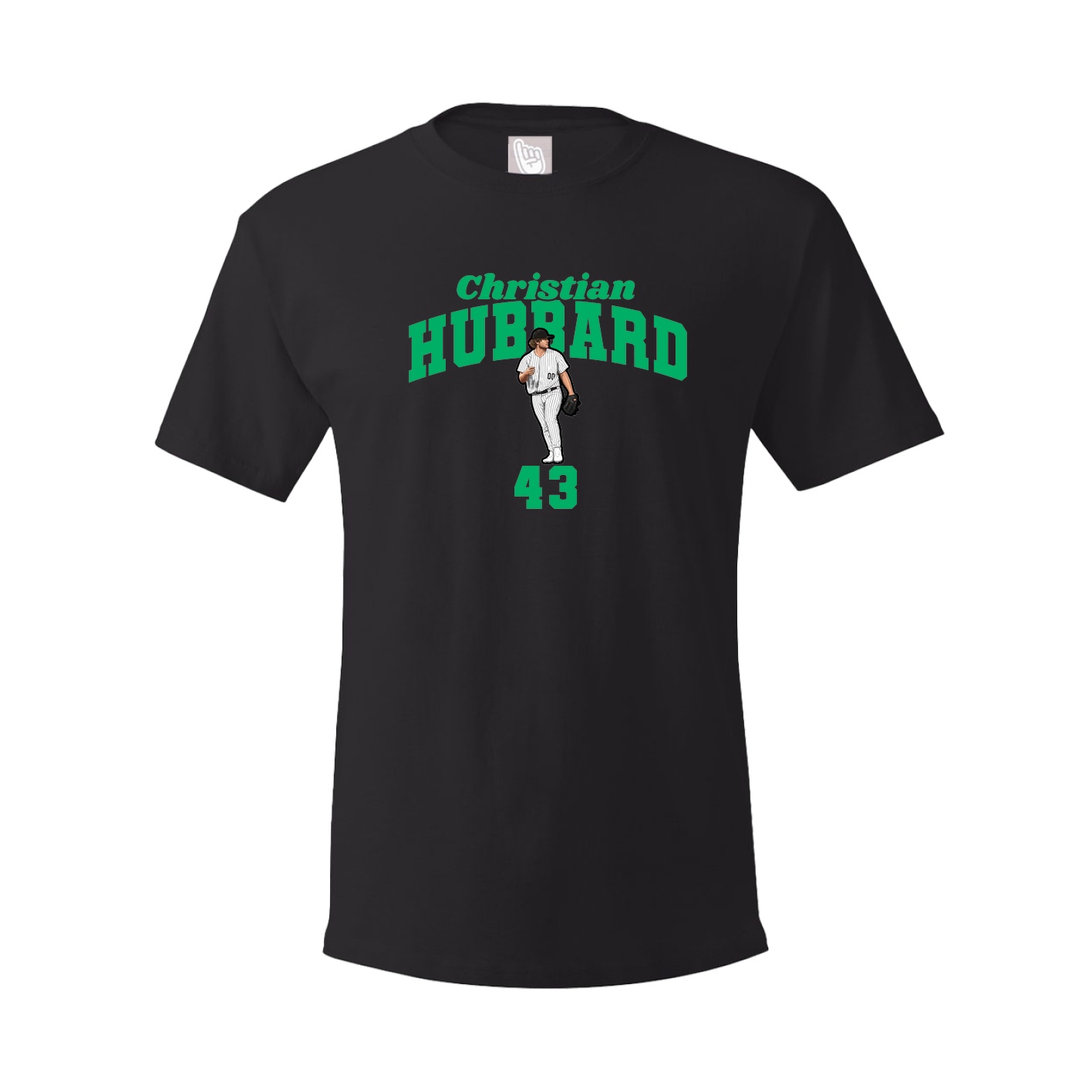 Youth Tee — Signature Arch in Black