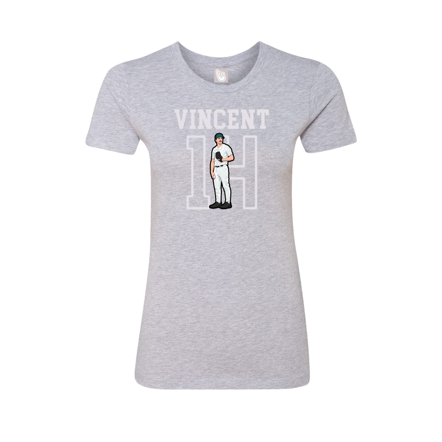 Fitted Women's Tee — Shirsey in Grey