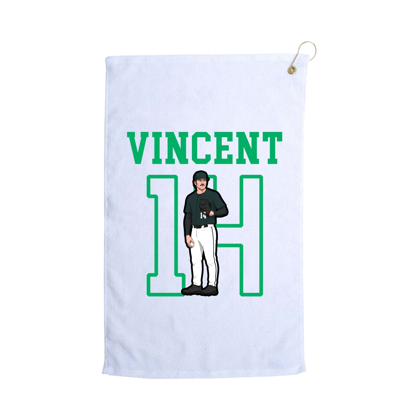 Golf Towel — Shirsey in White