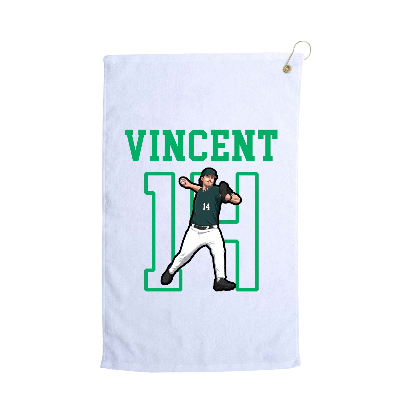 Golf Towel — Shirsey in White