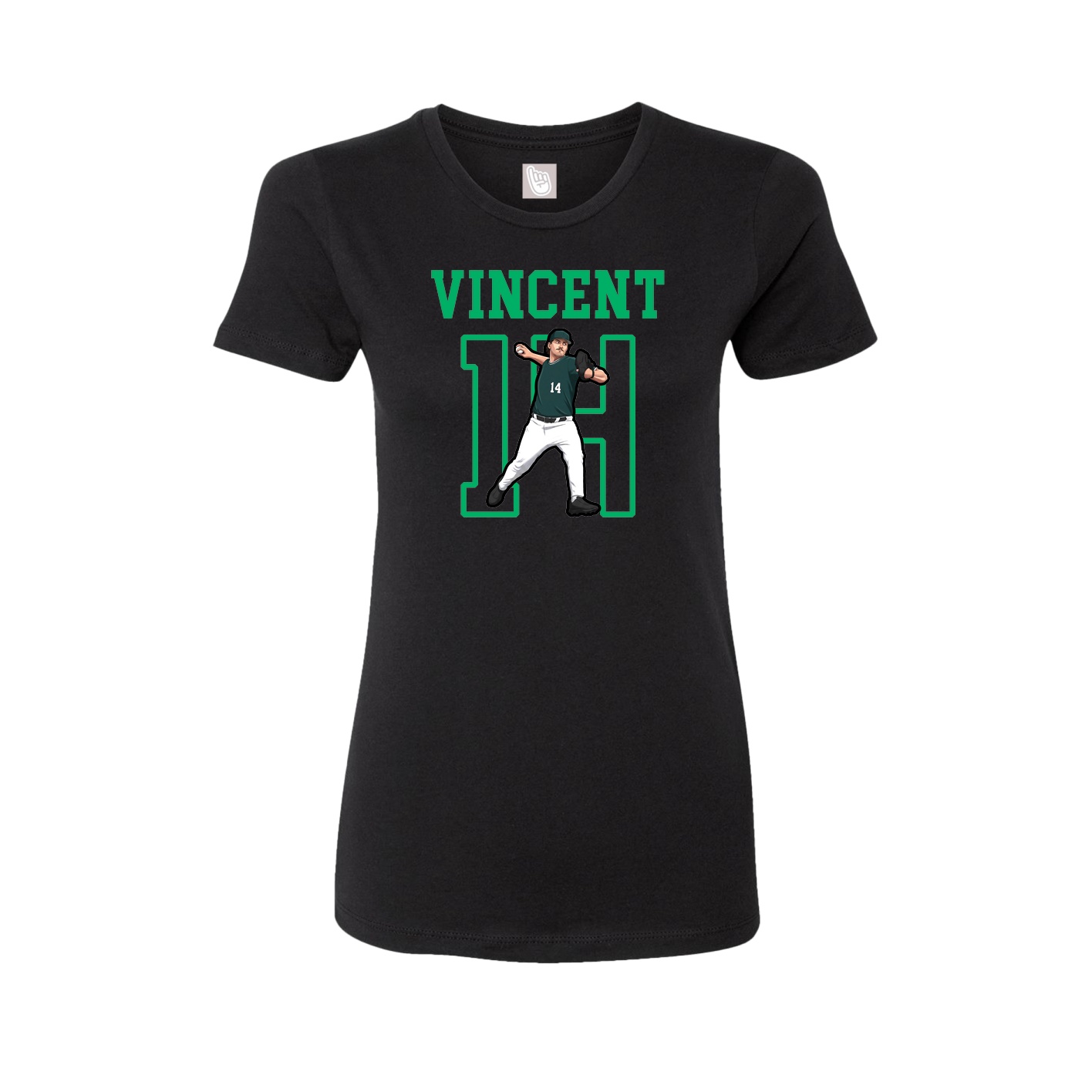 Fitted Women's Tee — Shirsey in Black