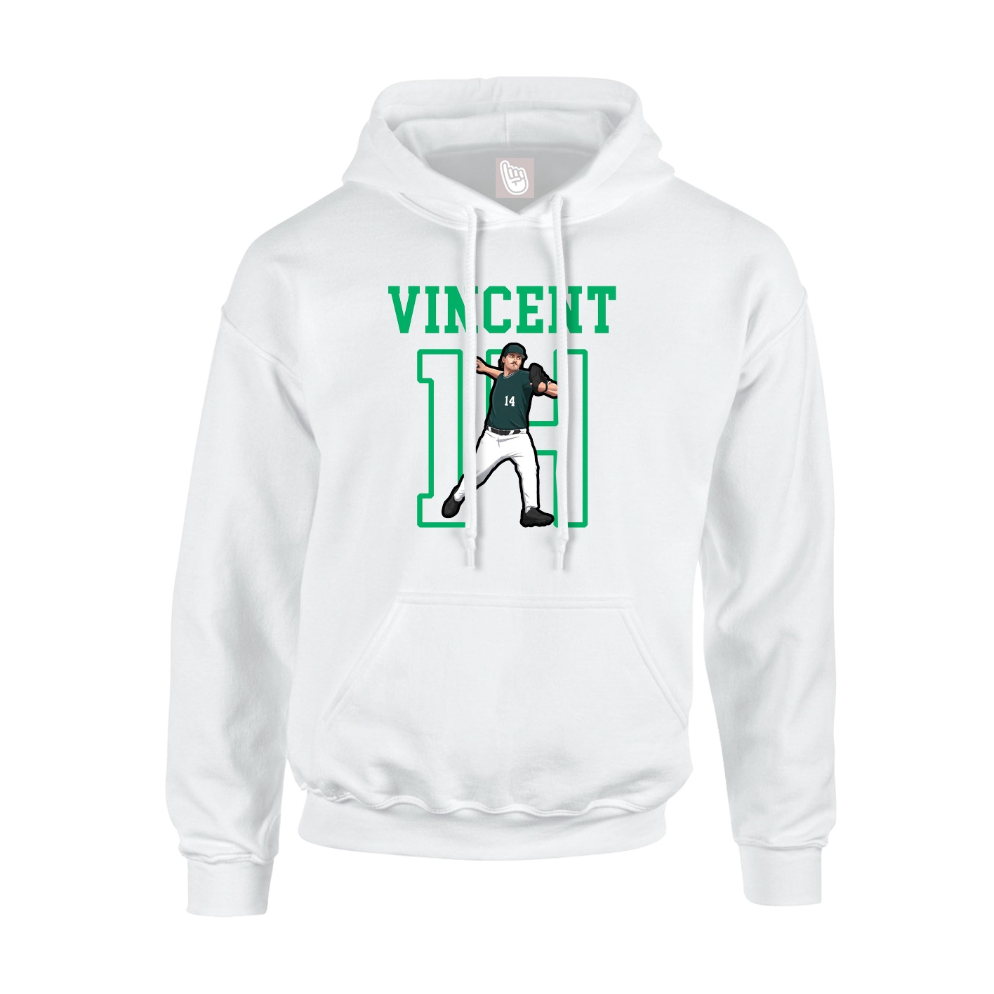 Youth Hoodie — Shirsey in White