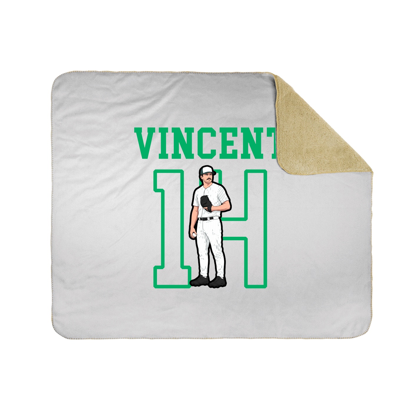 Throw Blanket — Shirsey in White