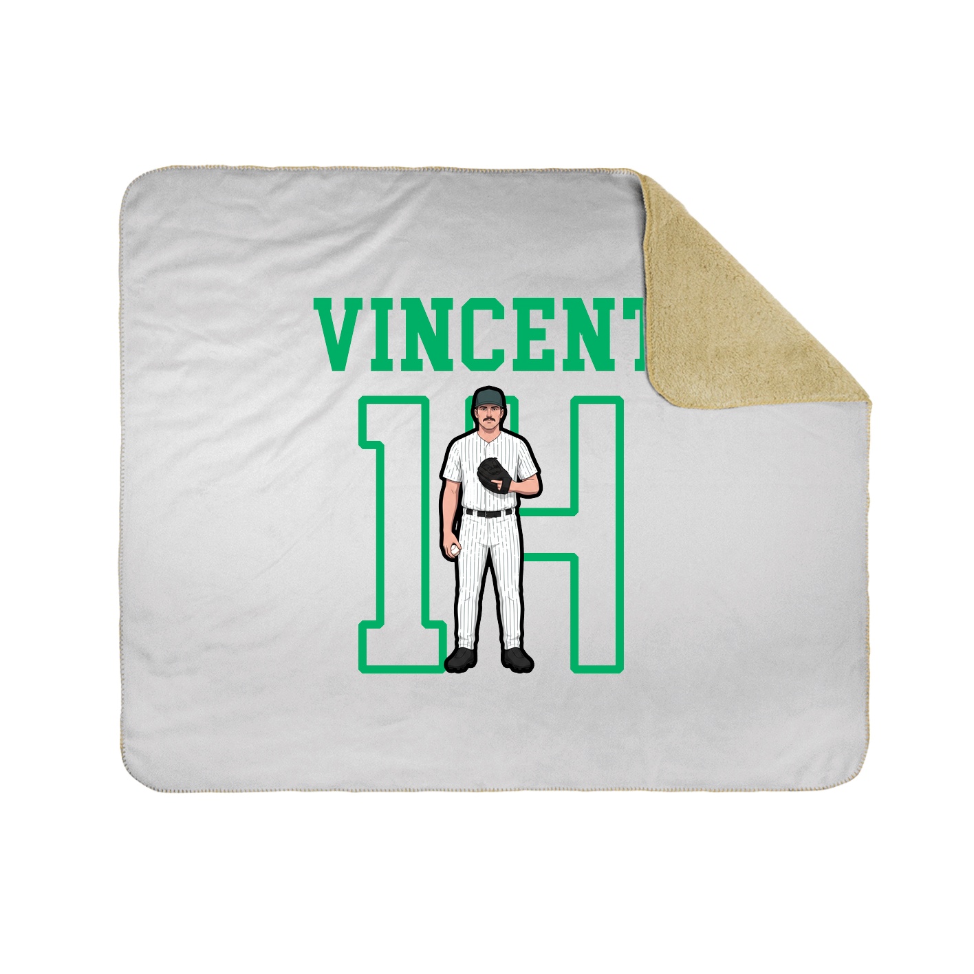 Throw Blanket — Shirsey in White