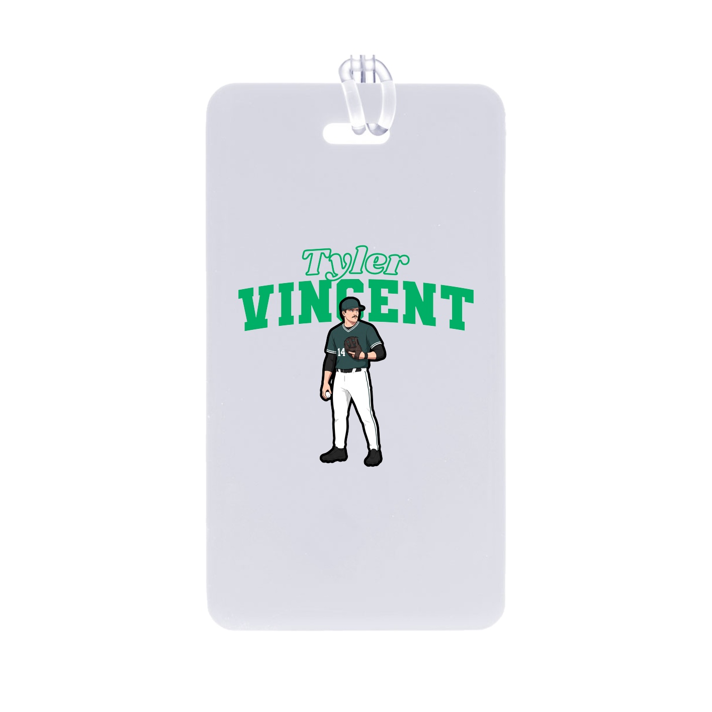 Bag Tag — Name Arch in Classic