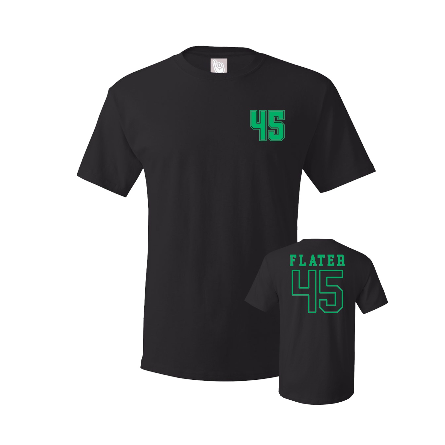 Youth Tee — Chest Back in Black