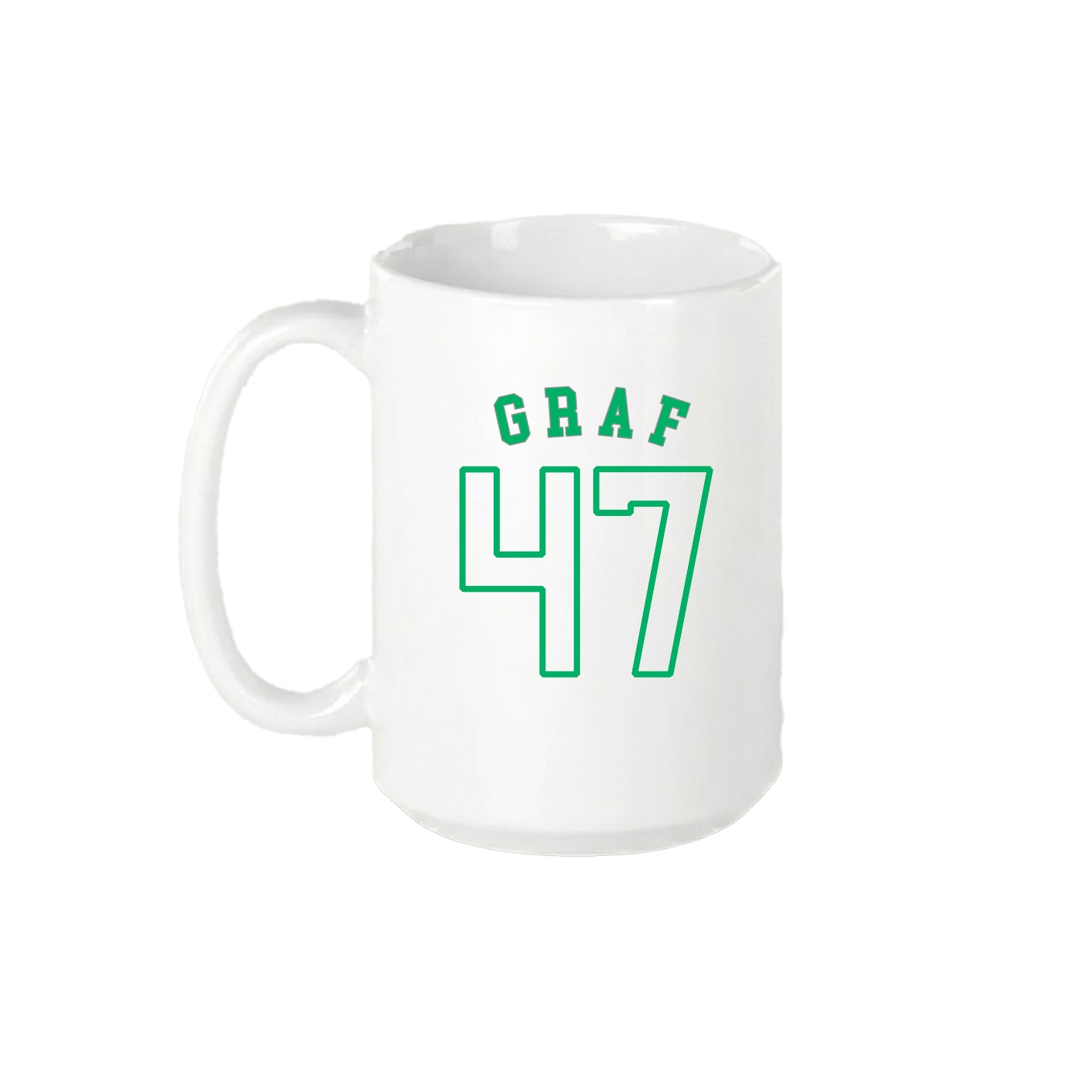 15oz Coffee Mug — Shirsey Arch in White
