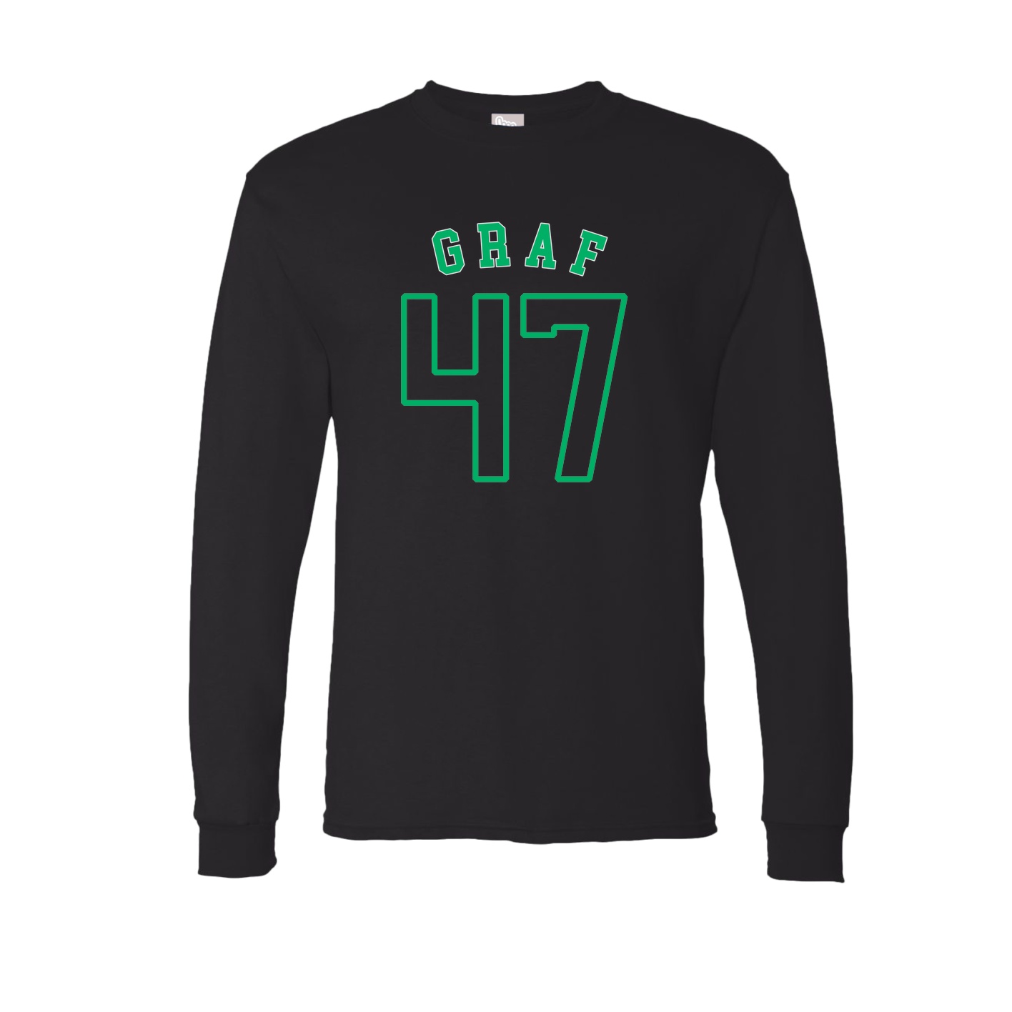 Long Sleeve Tee — Shirsey Arch in Black