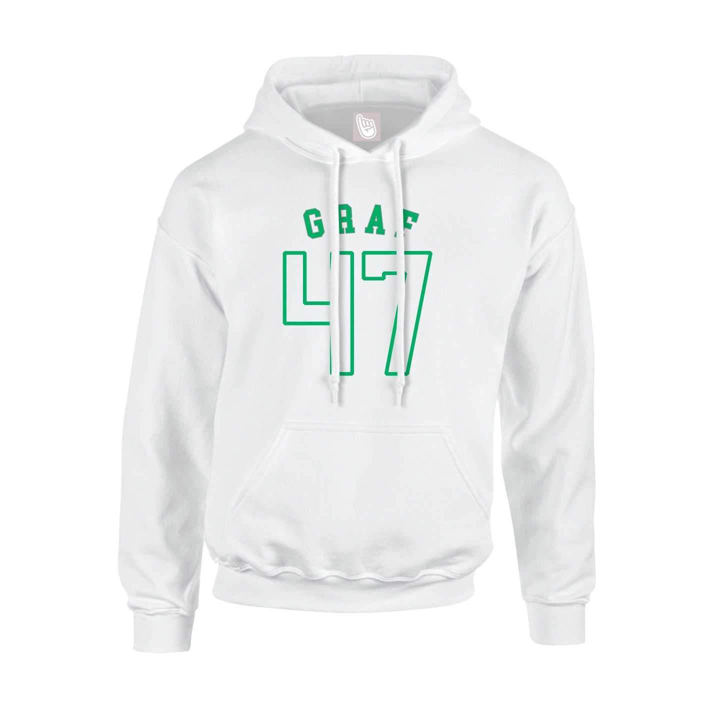 Hoodie — Shirsey Arch in White