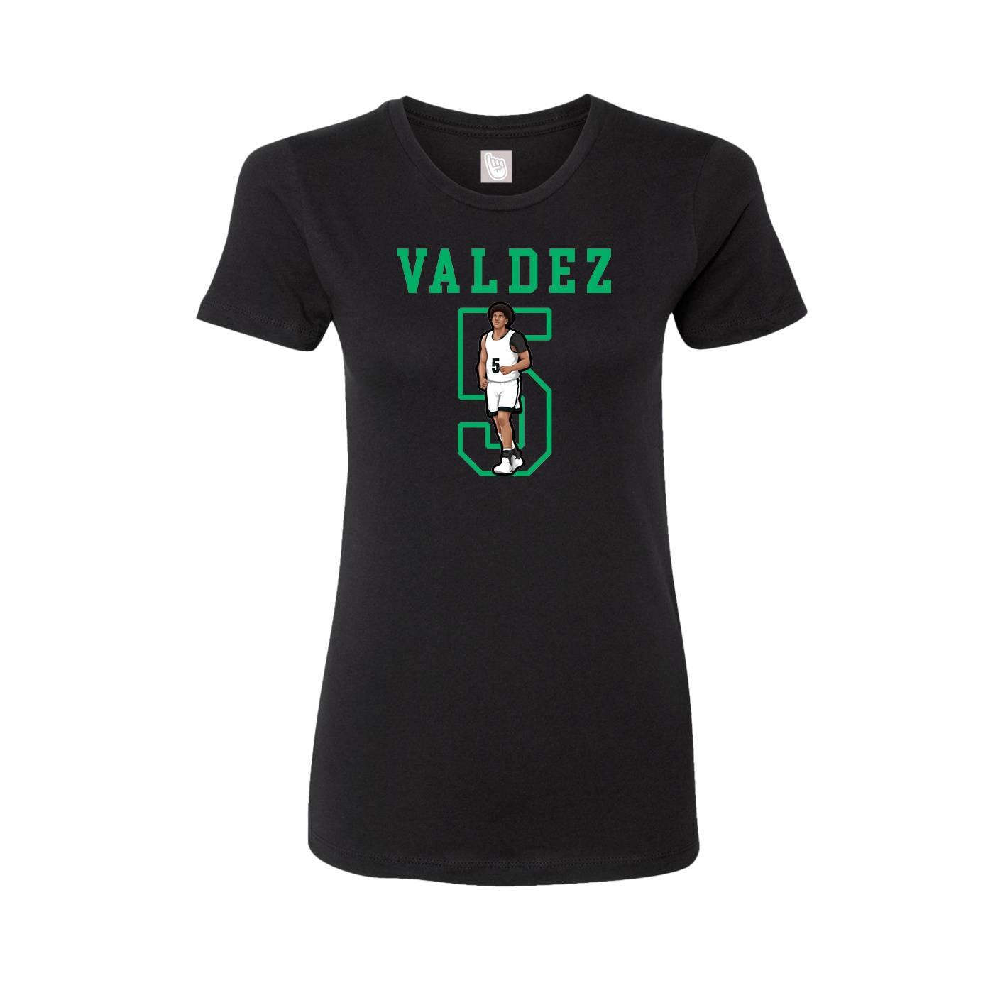 Fitted Women's Tee — Shirsey in Black