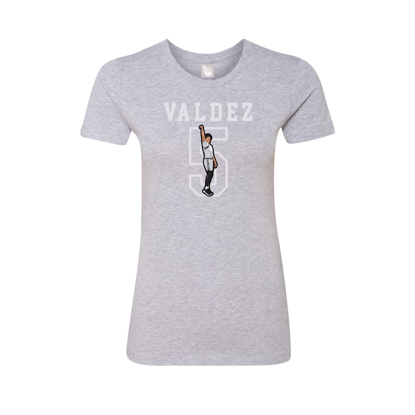 Fitted Women's Tee — Shirsey in Grey