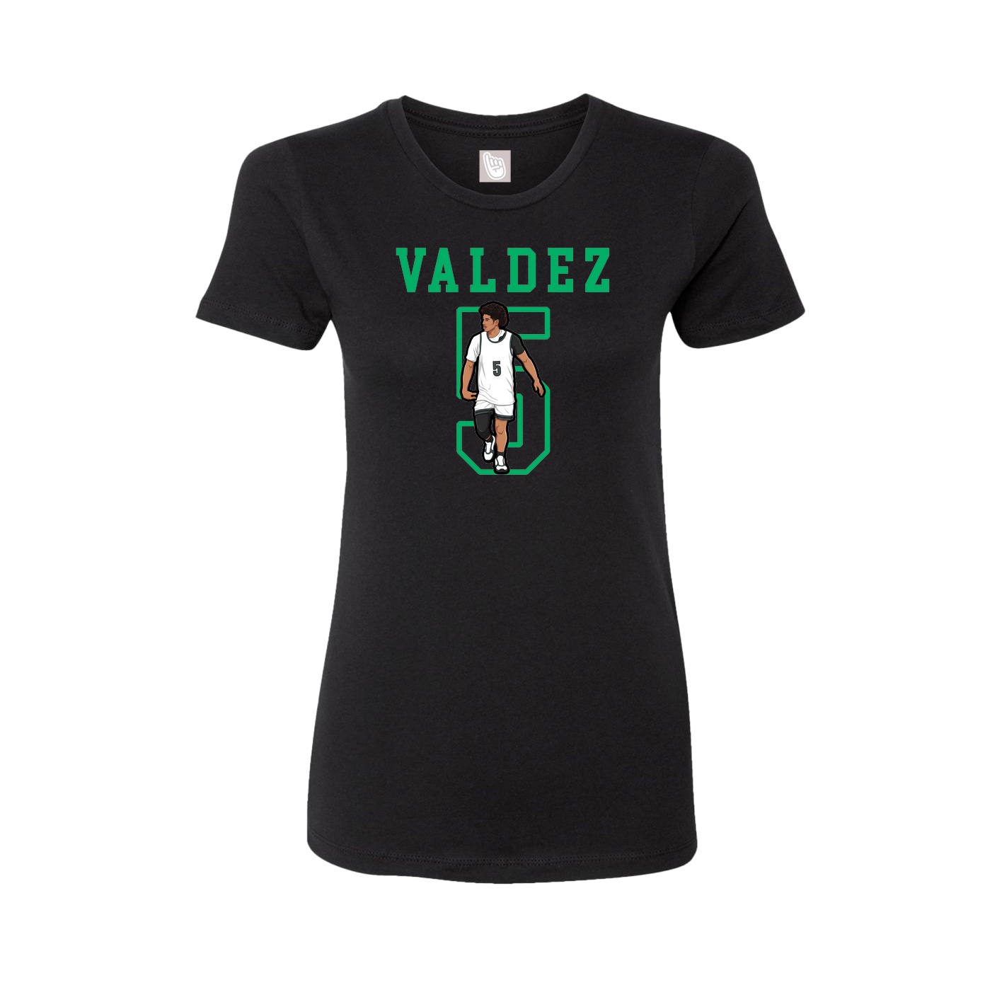 Fitted Women's Tee — Shirsey in Black