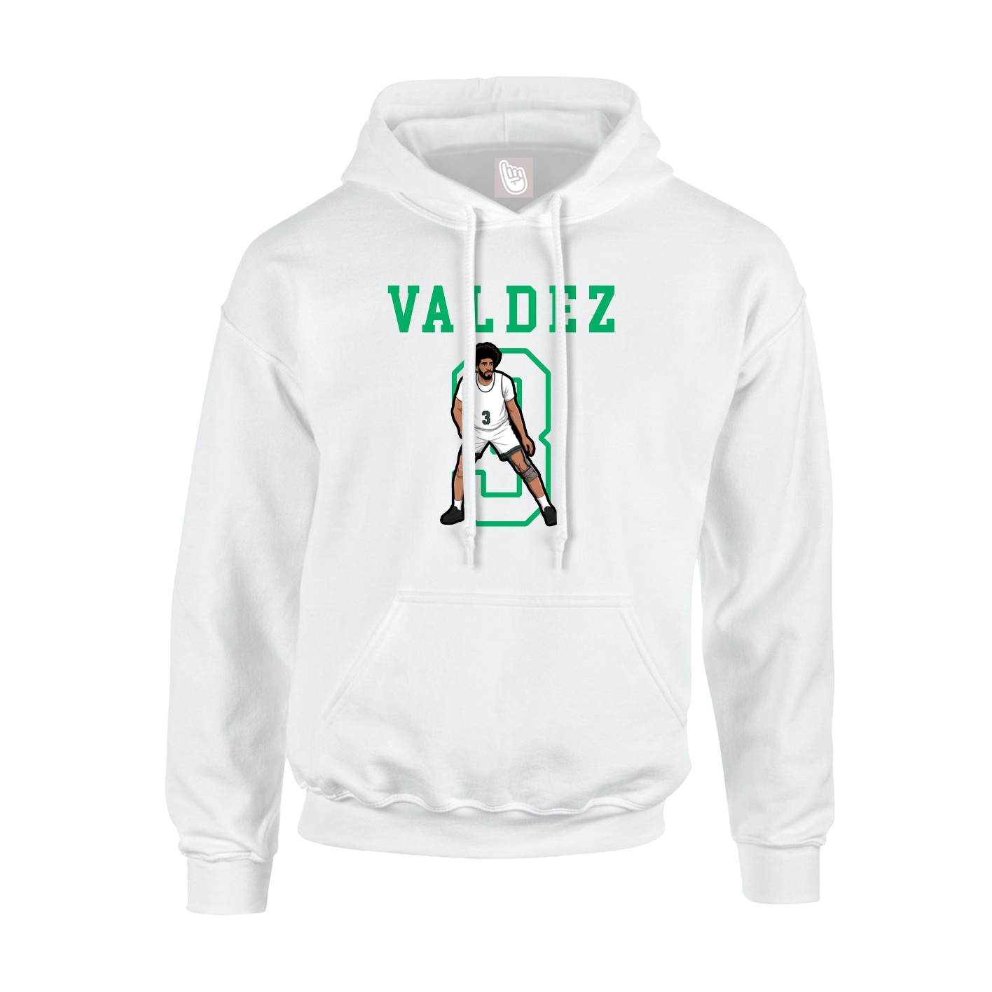 Hoodie — Shirsey in White