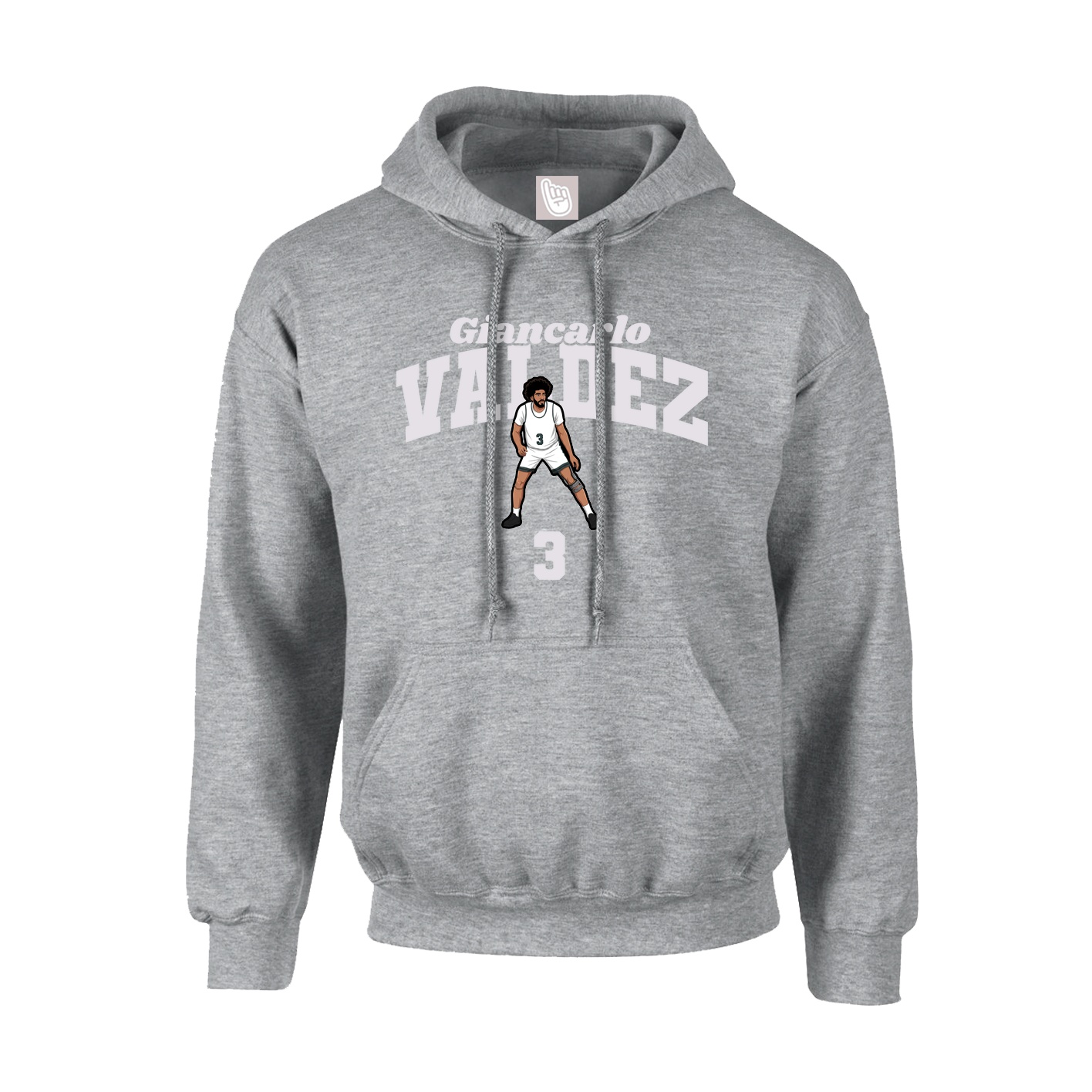 Hoodie — Signature Arch in Grey