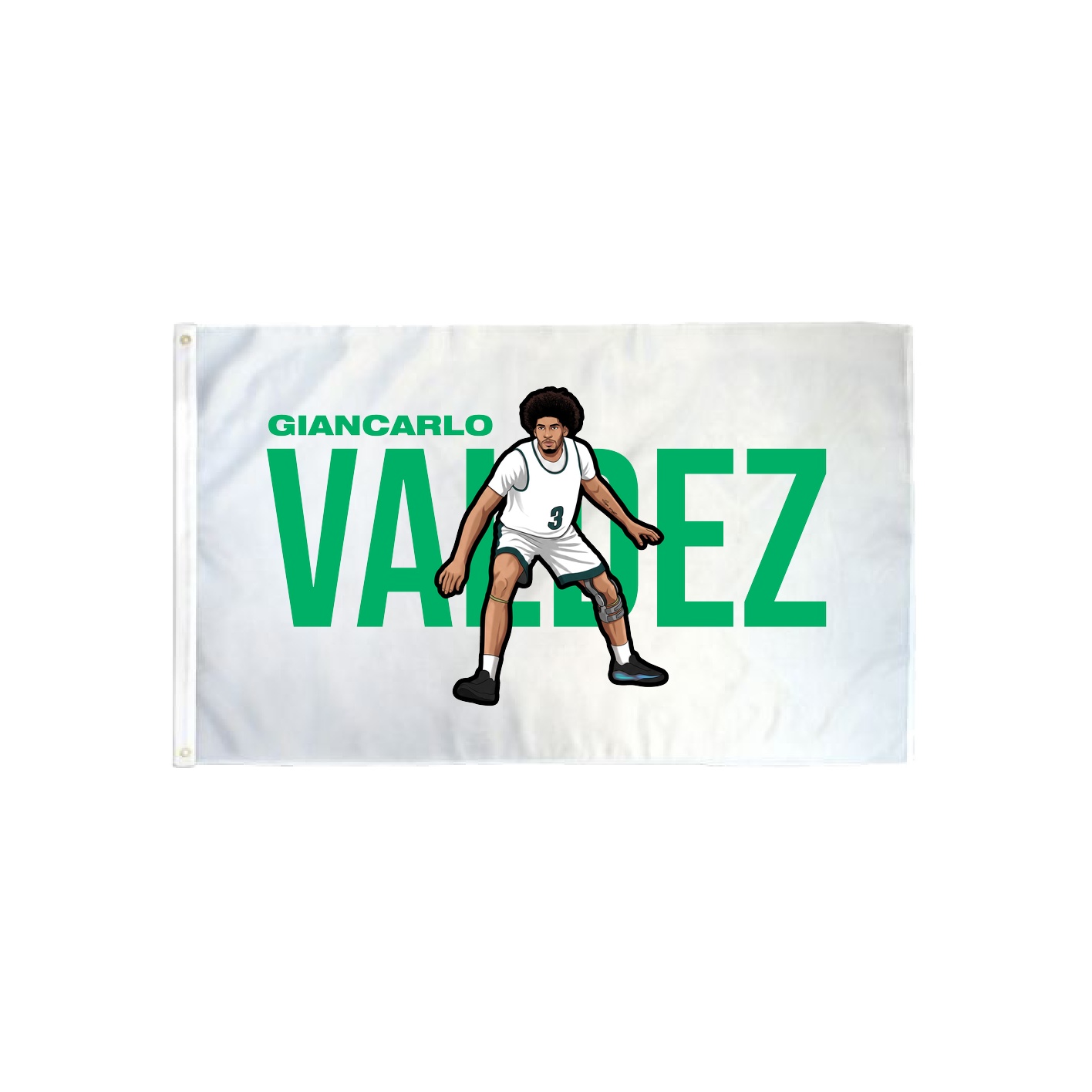 3x5 Flag — Player Name in Classic