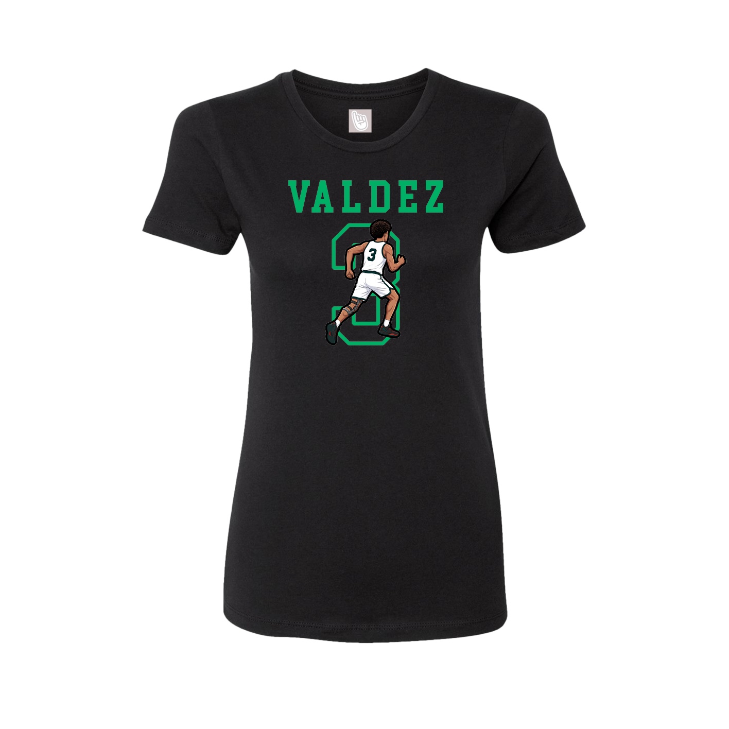 Fitted Women's Tee — Shirsey in Black