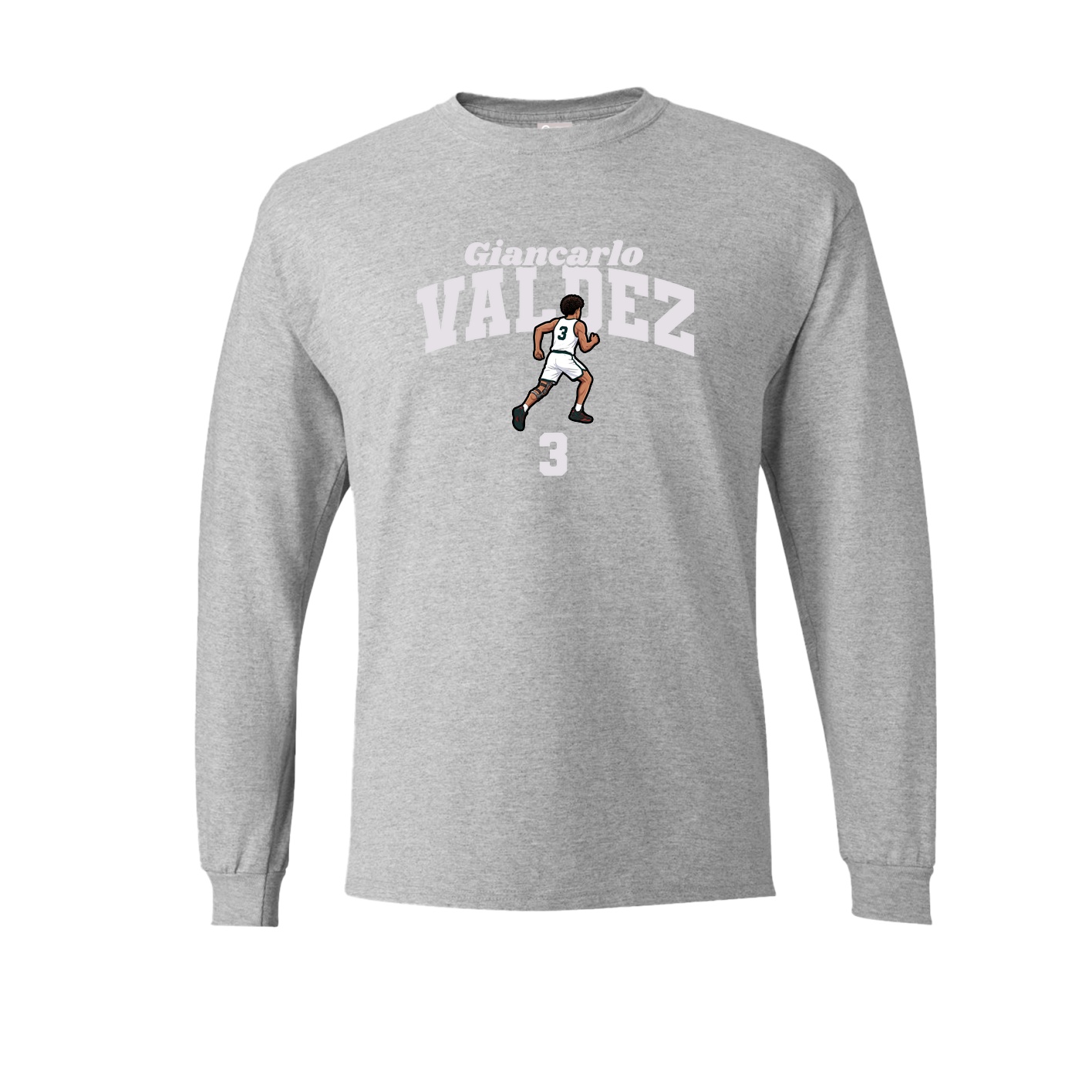 Long Sleeve Tee — Signature Arch in Grey