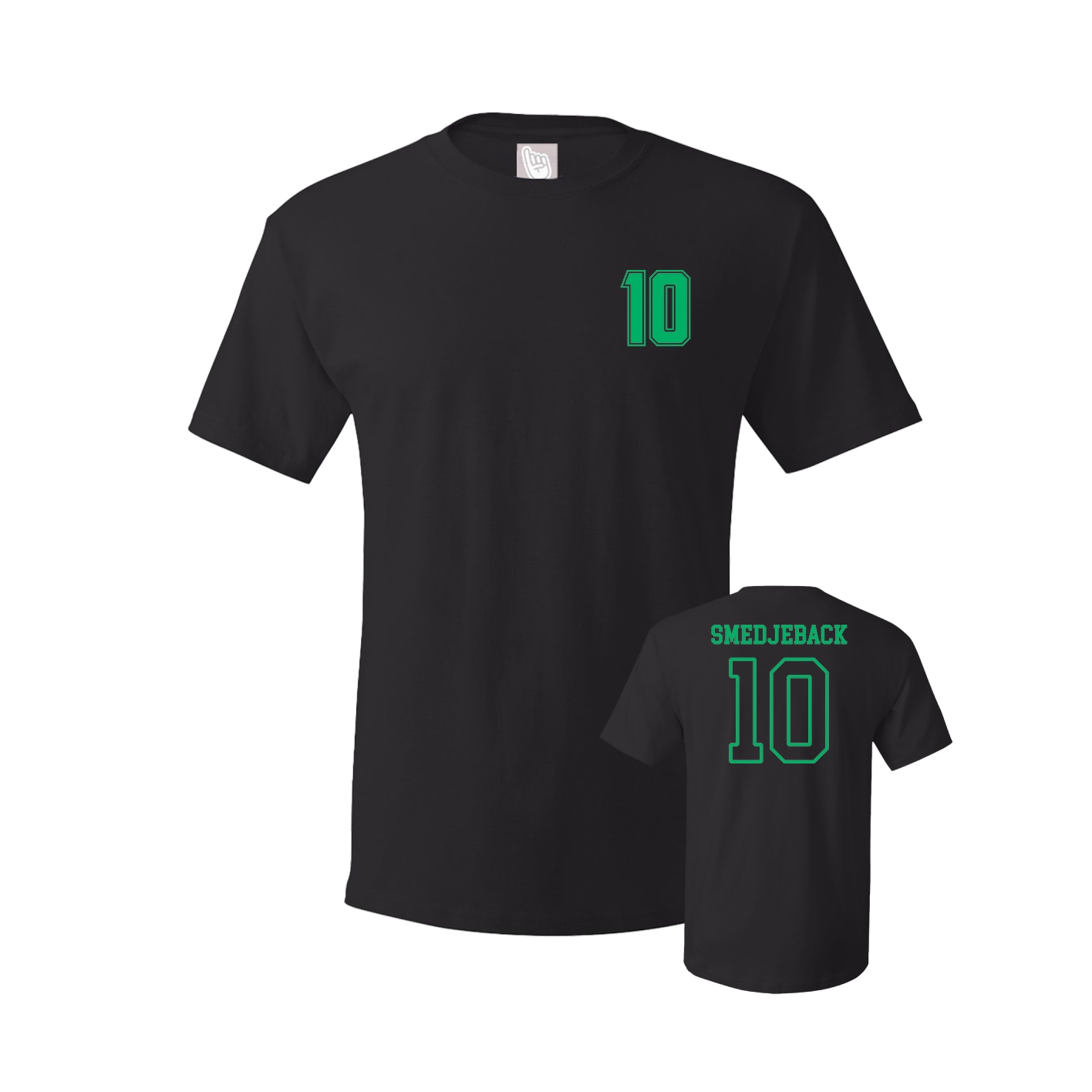 Youth Tee — Chest Back in Black