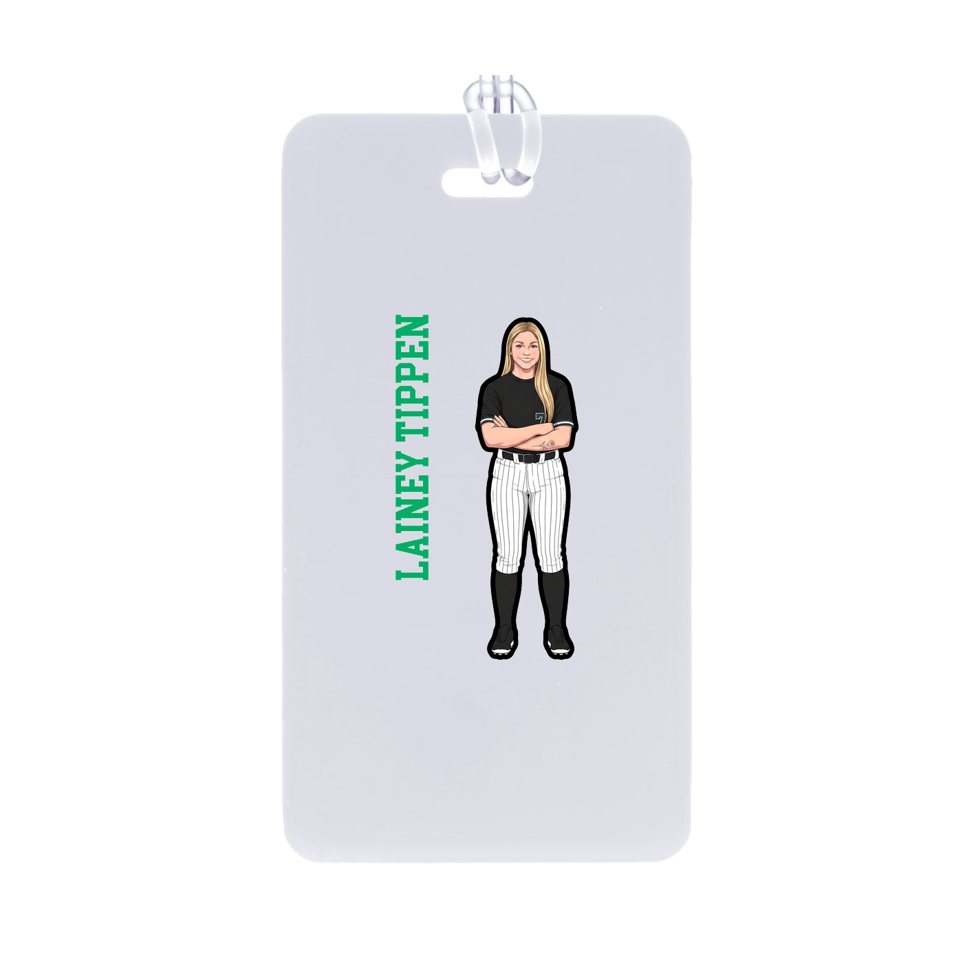 Bag Tag — Name Vertical in Classic