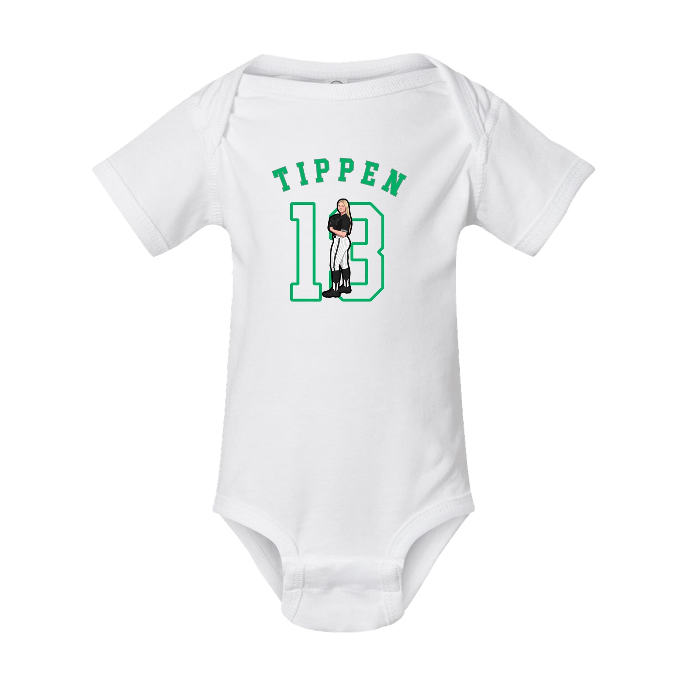 Baby Onesie — Shirsey Arch in White