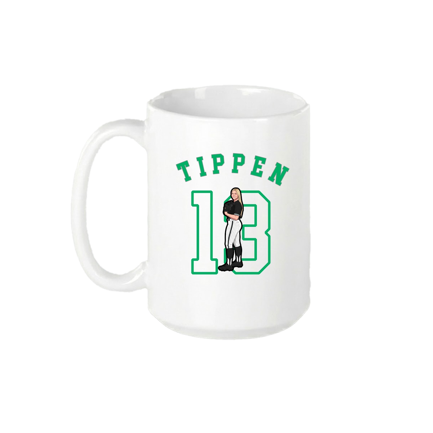 15oz Coffee Mug — Shirsey Arch in White