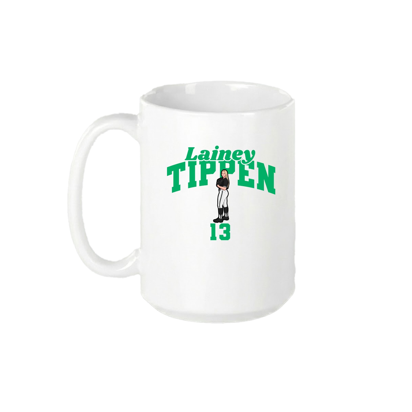 15oz Coffee Mug — Signature Arch in White
