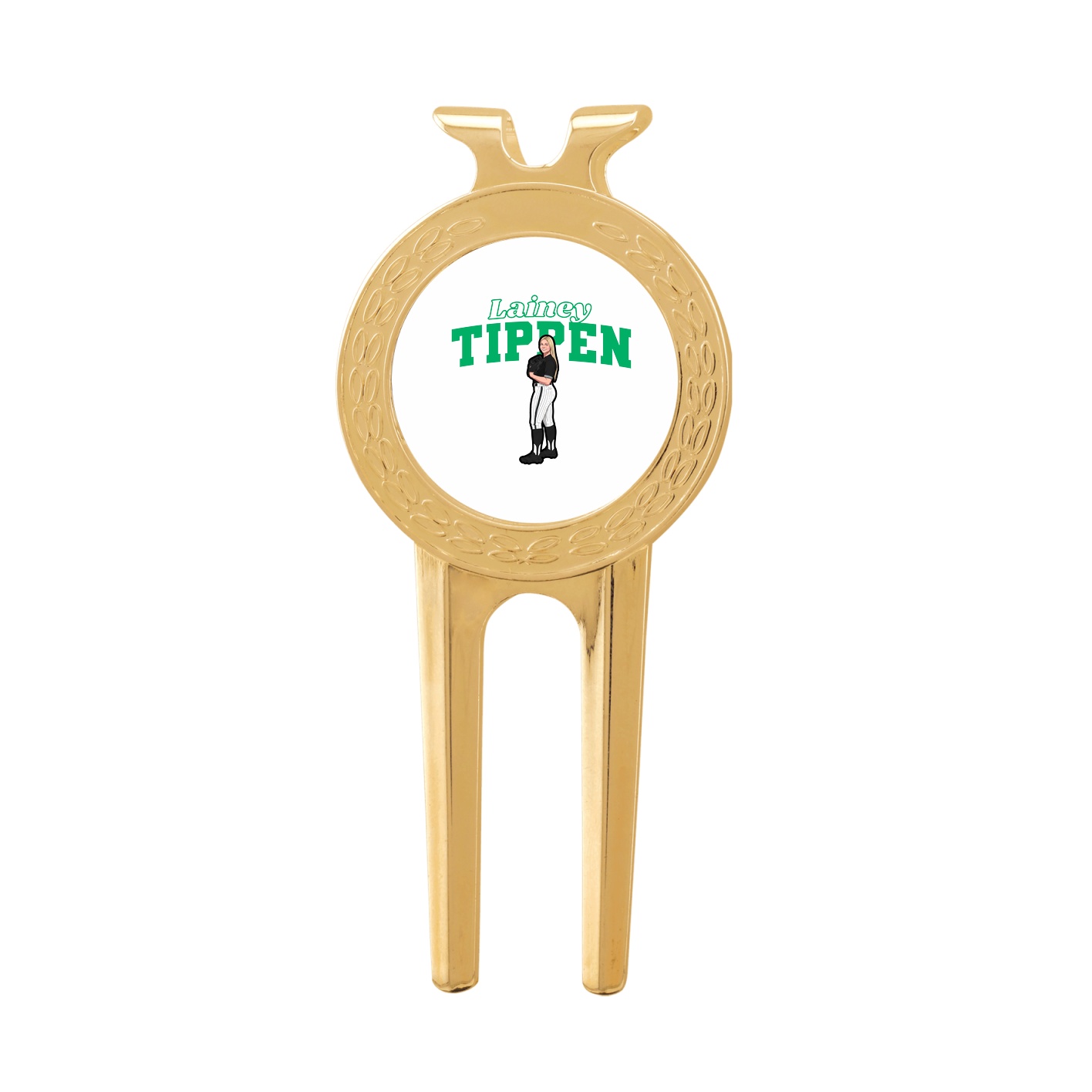 Divot Tool with Ball Marker — Name Arch in Classic