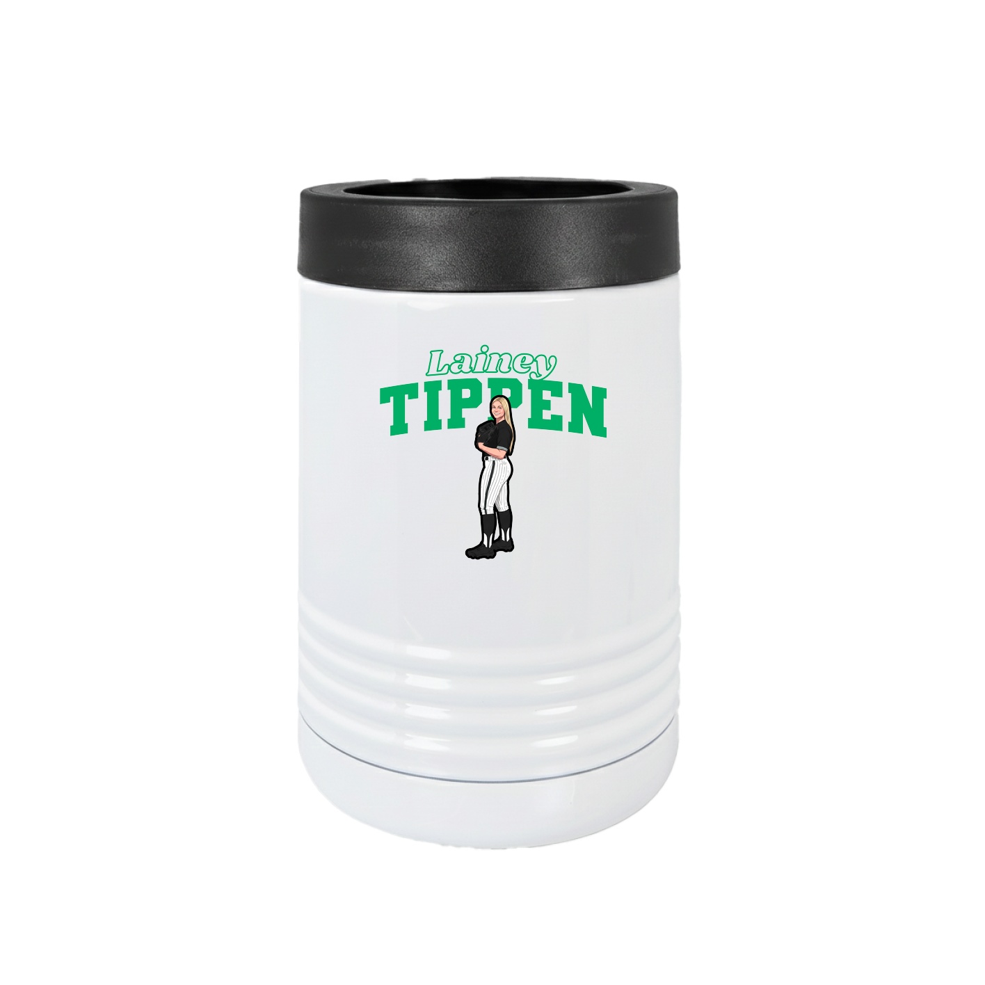 Beverage Holder — Name Arch in White