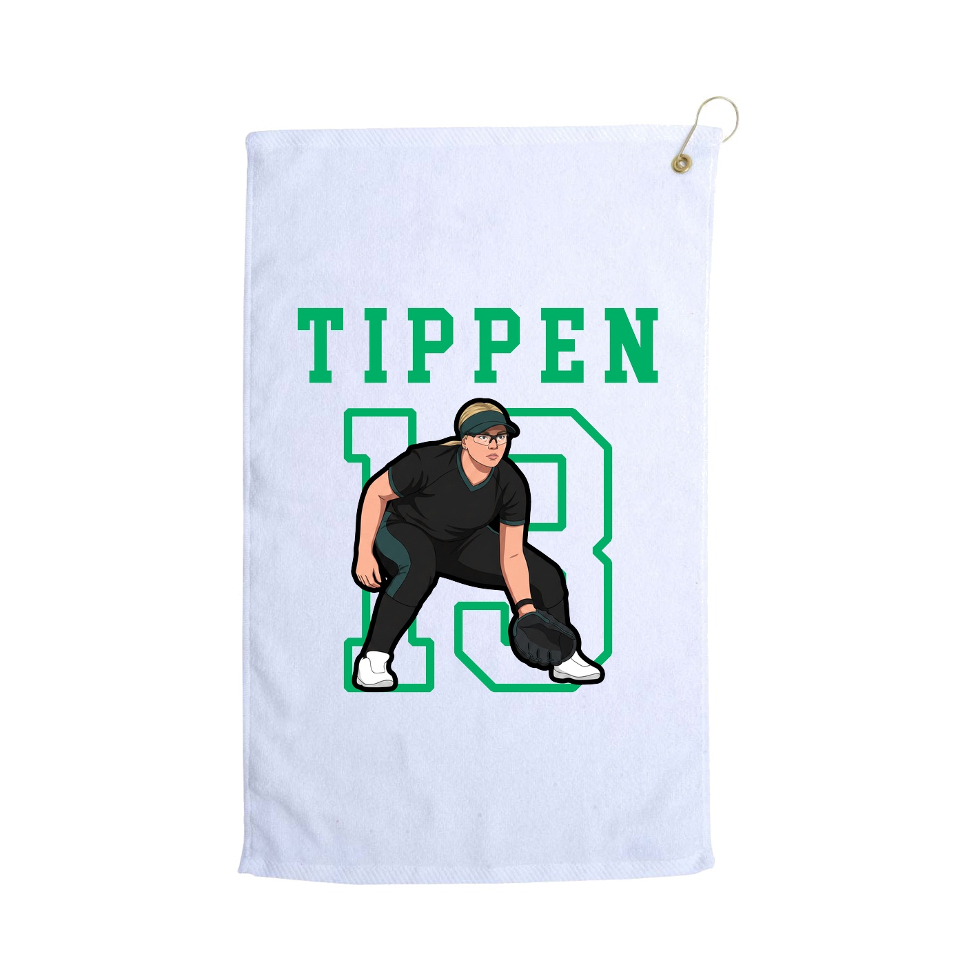 Golf Towel — Shirsey in White