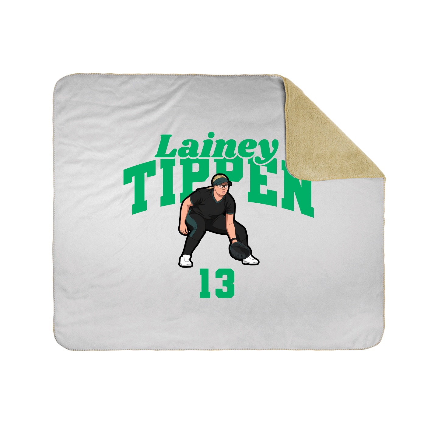 Throw Blanket — Signature Arch in White