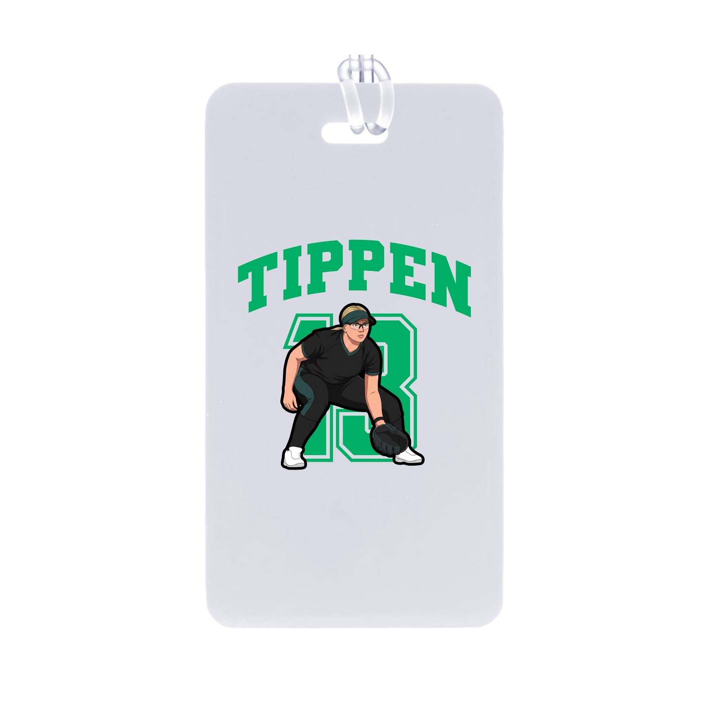 Bag Tag — Number in Classic