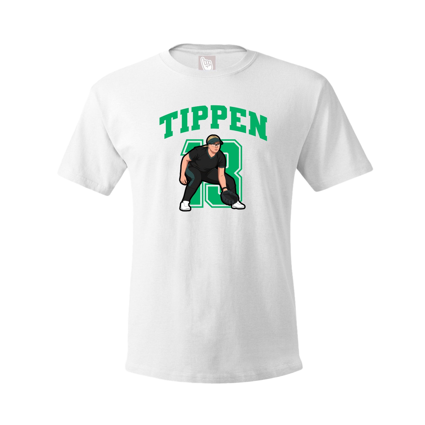 Tee — Number in White
