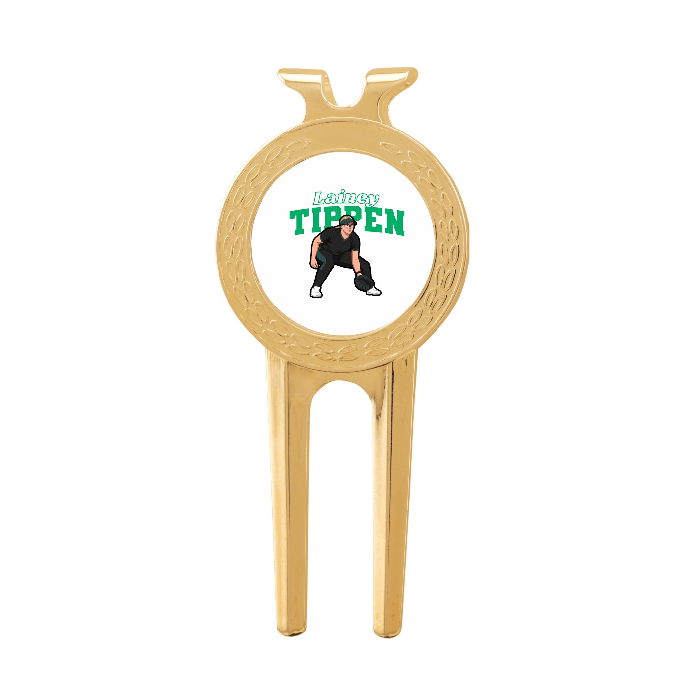 Divot Tool with Ball Marker — Name Arch in Classic