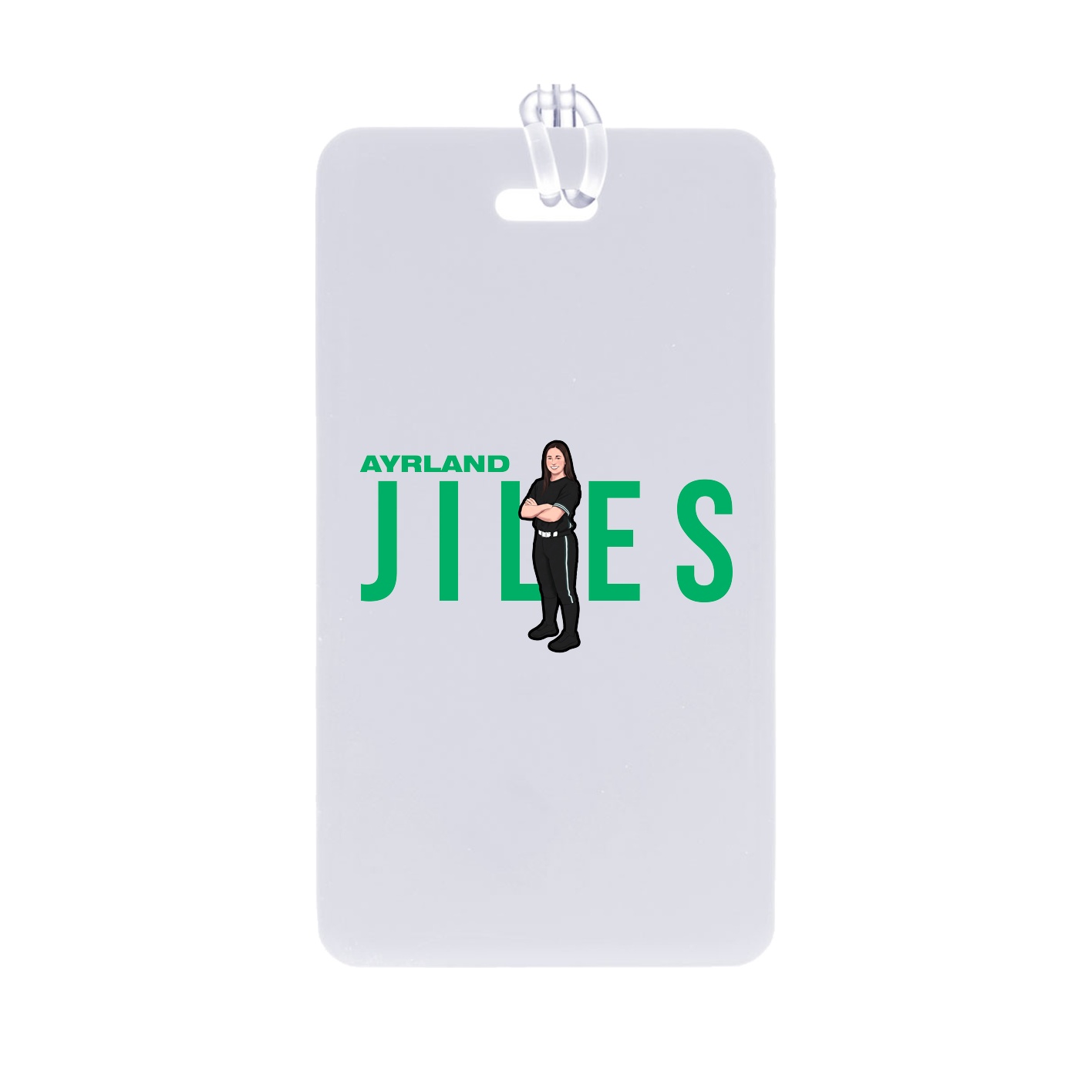 Bag Tag — Player Name in Classic