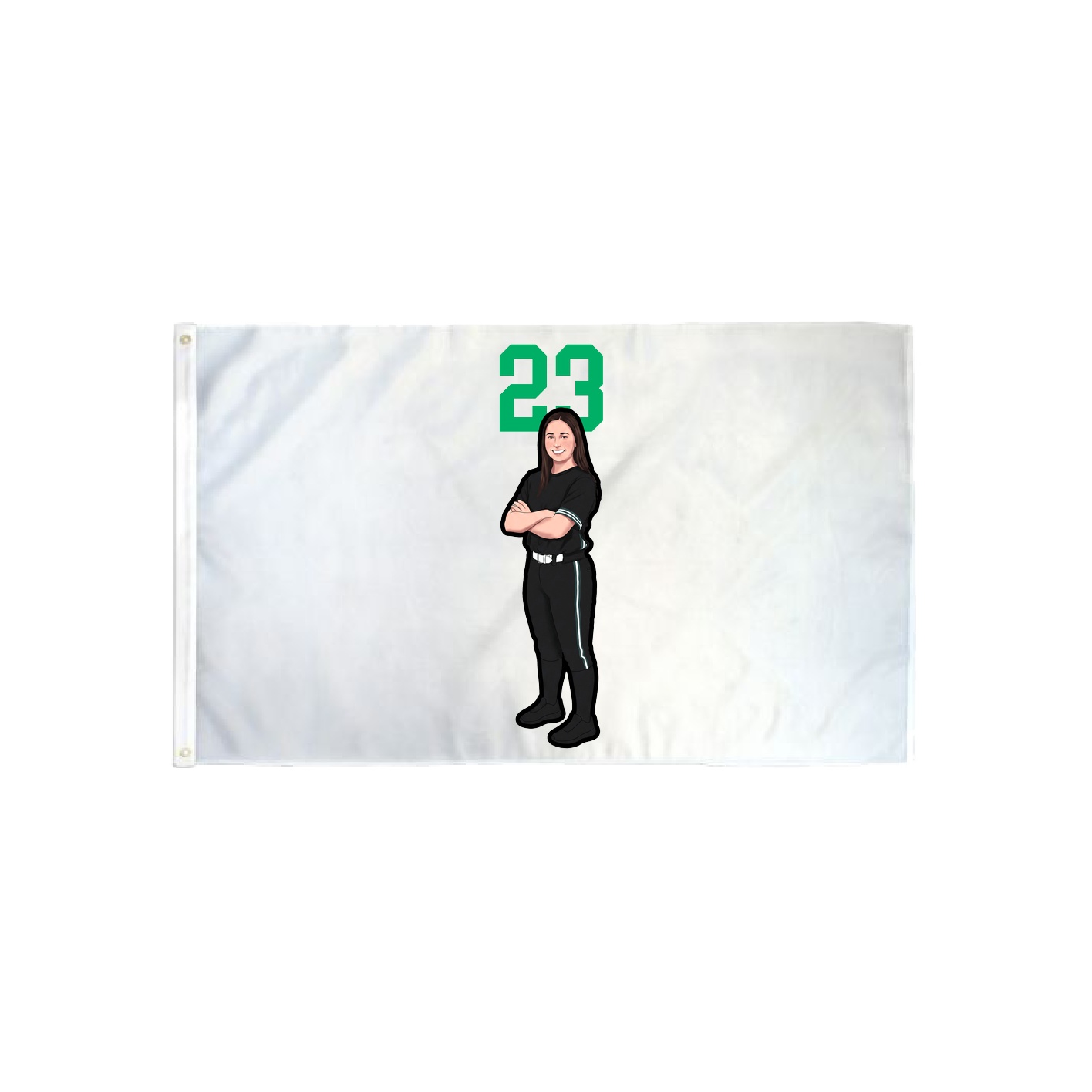 3x5 Flag — Number Top in Classic