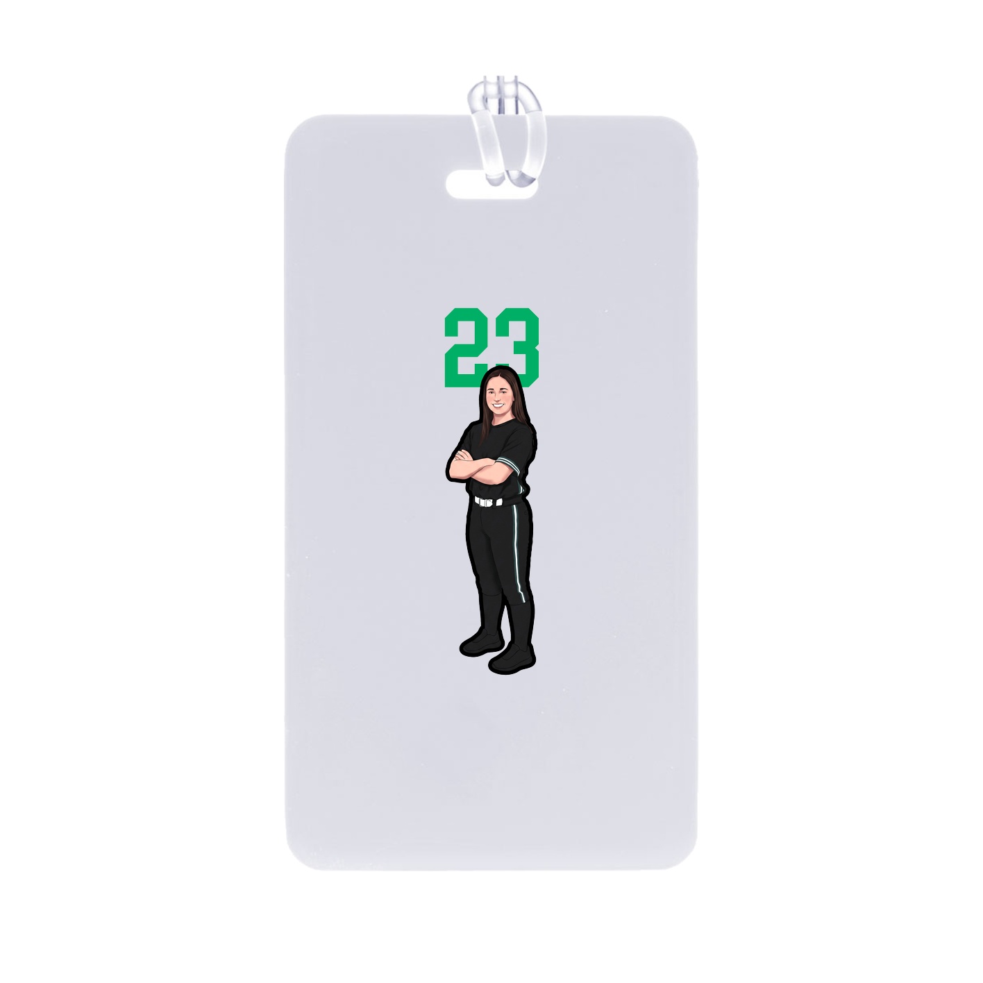Bag Tag — Number Top in Classic