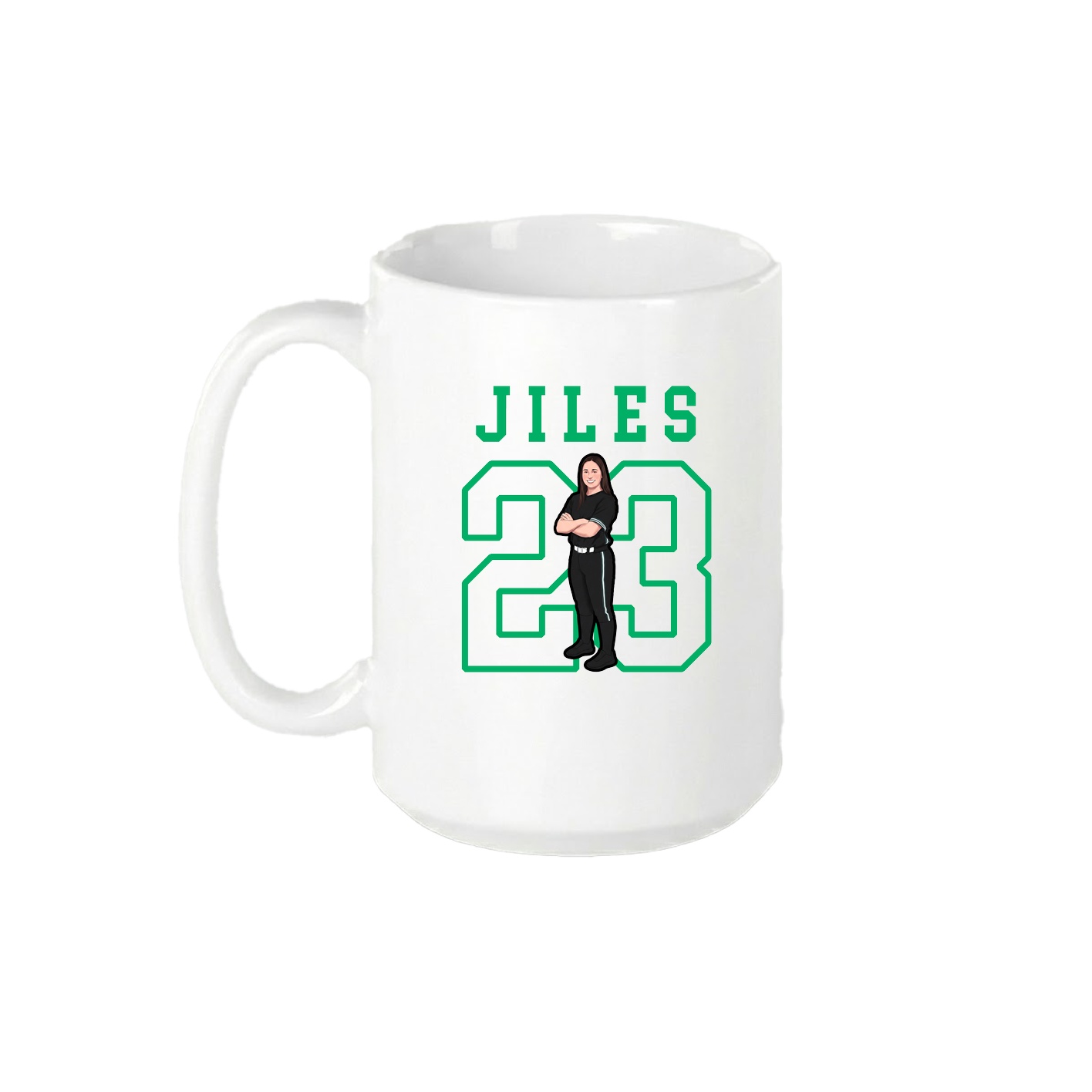 15oz Coffee Mug — Shirsey in White