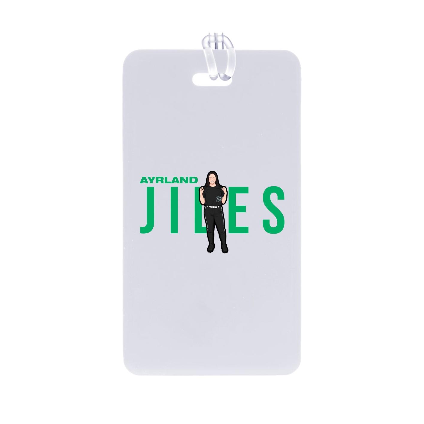 Bag Tag — Player Name in Classic