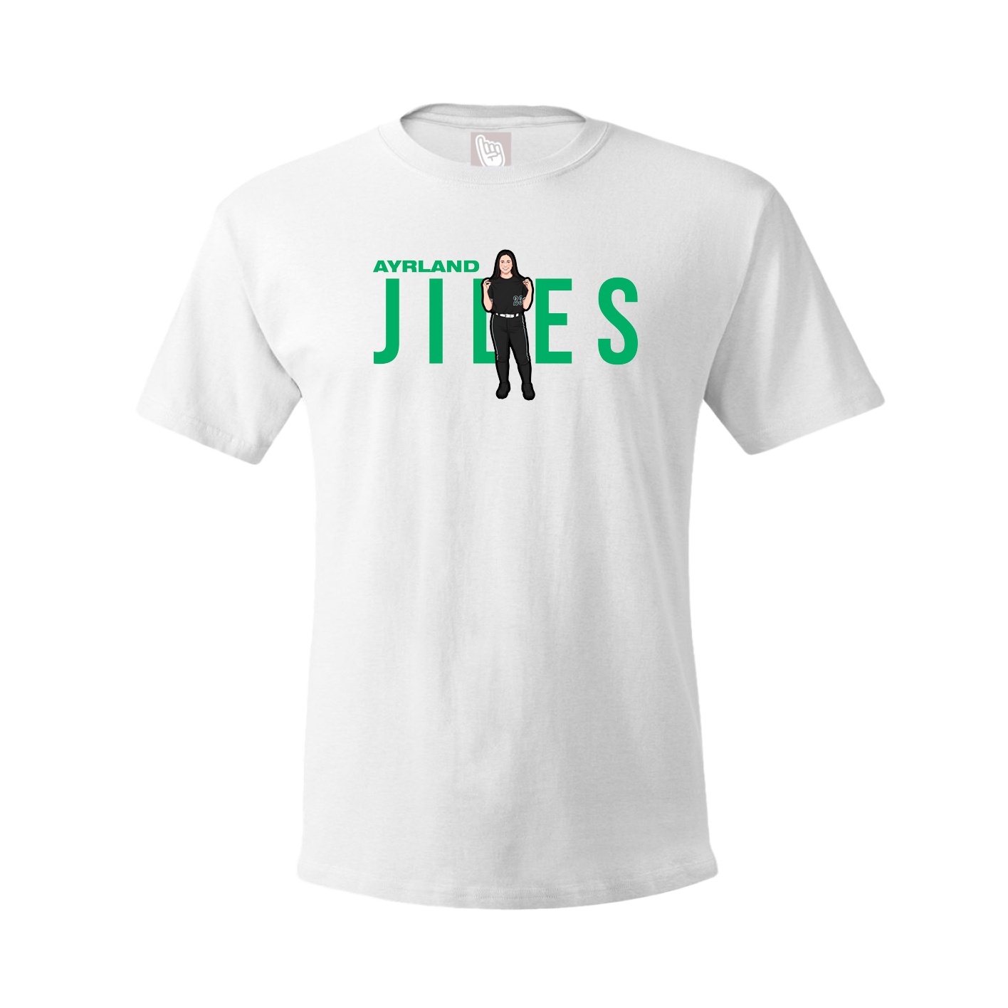 Tee — Player Name in White