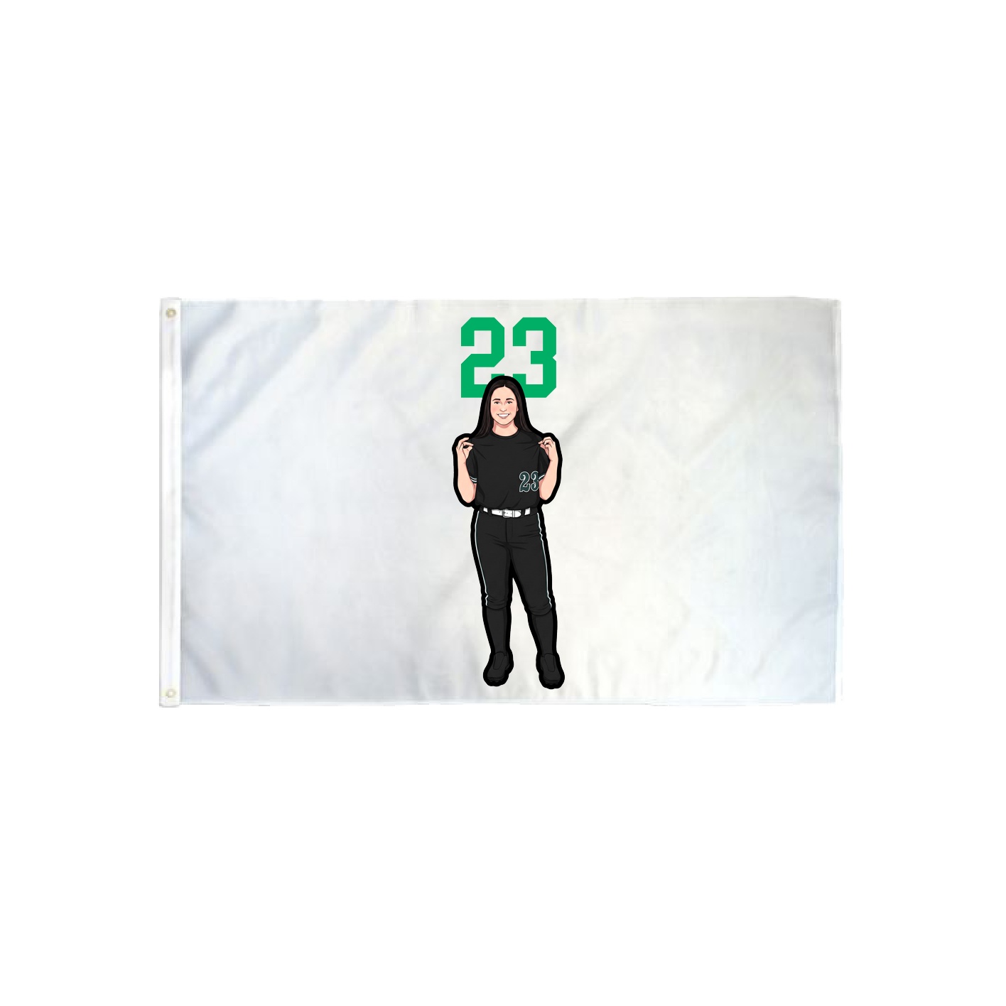 3x5 Flag — Number Top in Classic