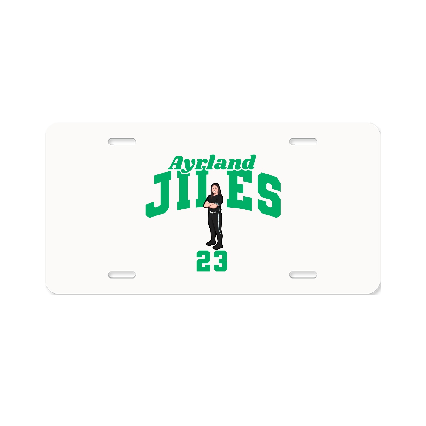 License Plate — Signature Arch in Classic