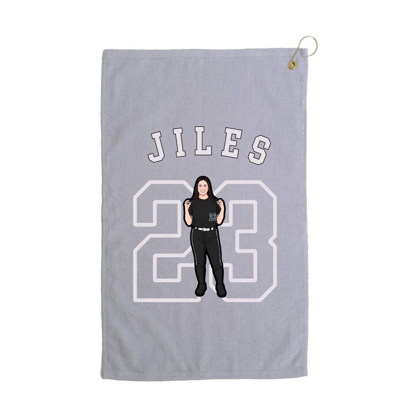 Golf Towel — Shirsey Arch in Grey