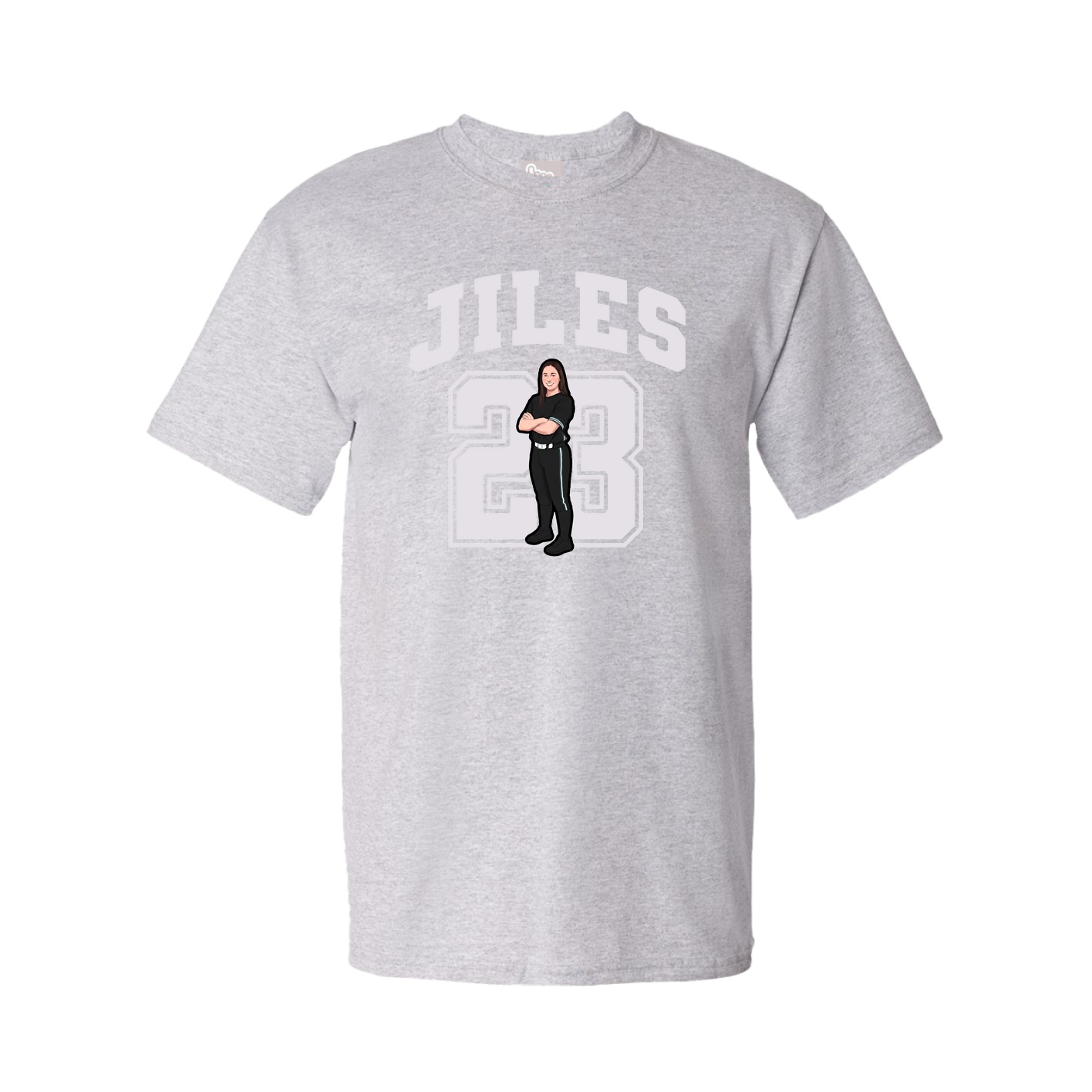 Tee — Number in Grey