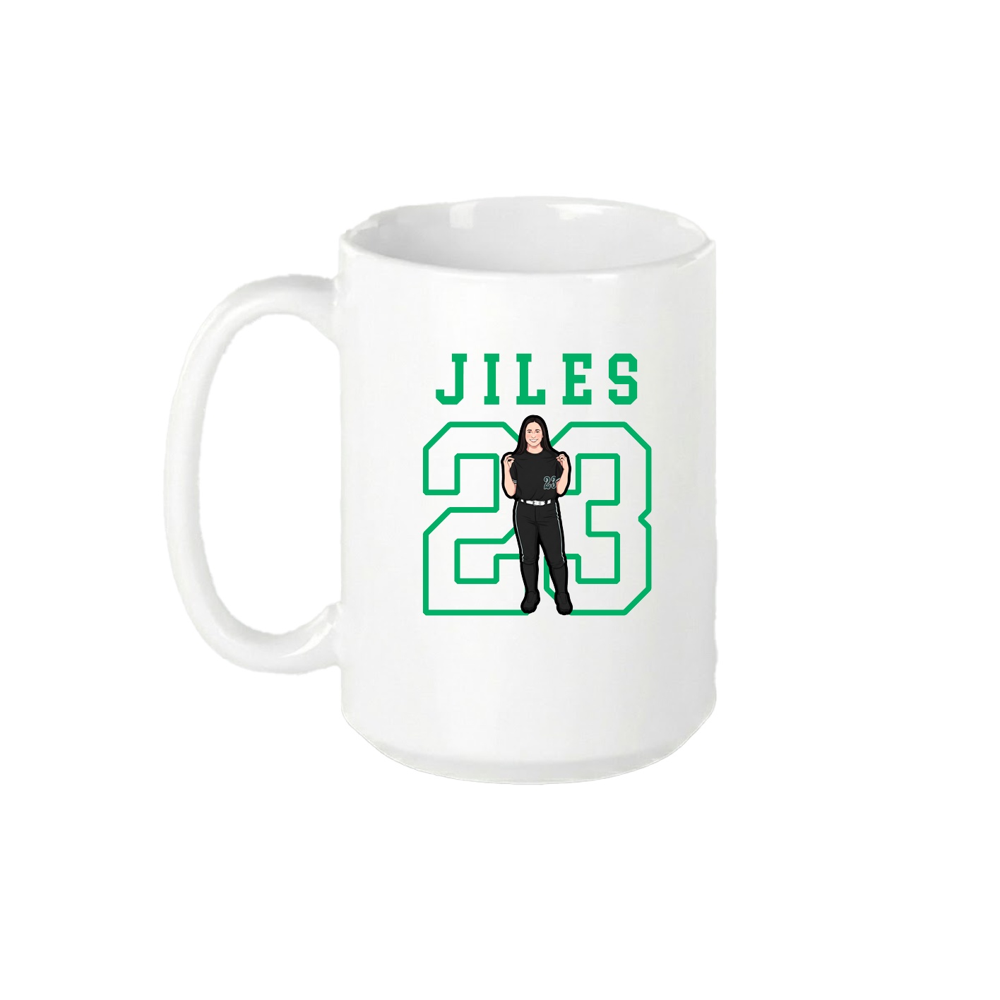 15oz Coffee Mug — Shirsey in White