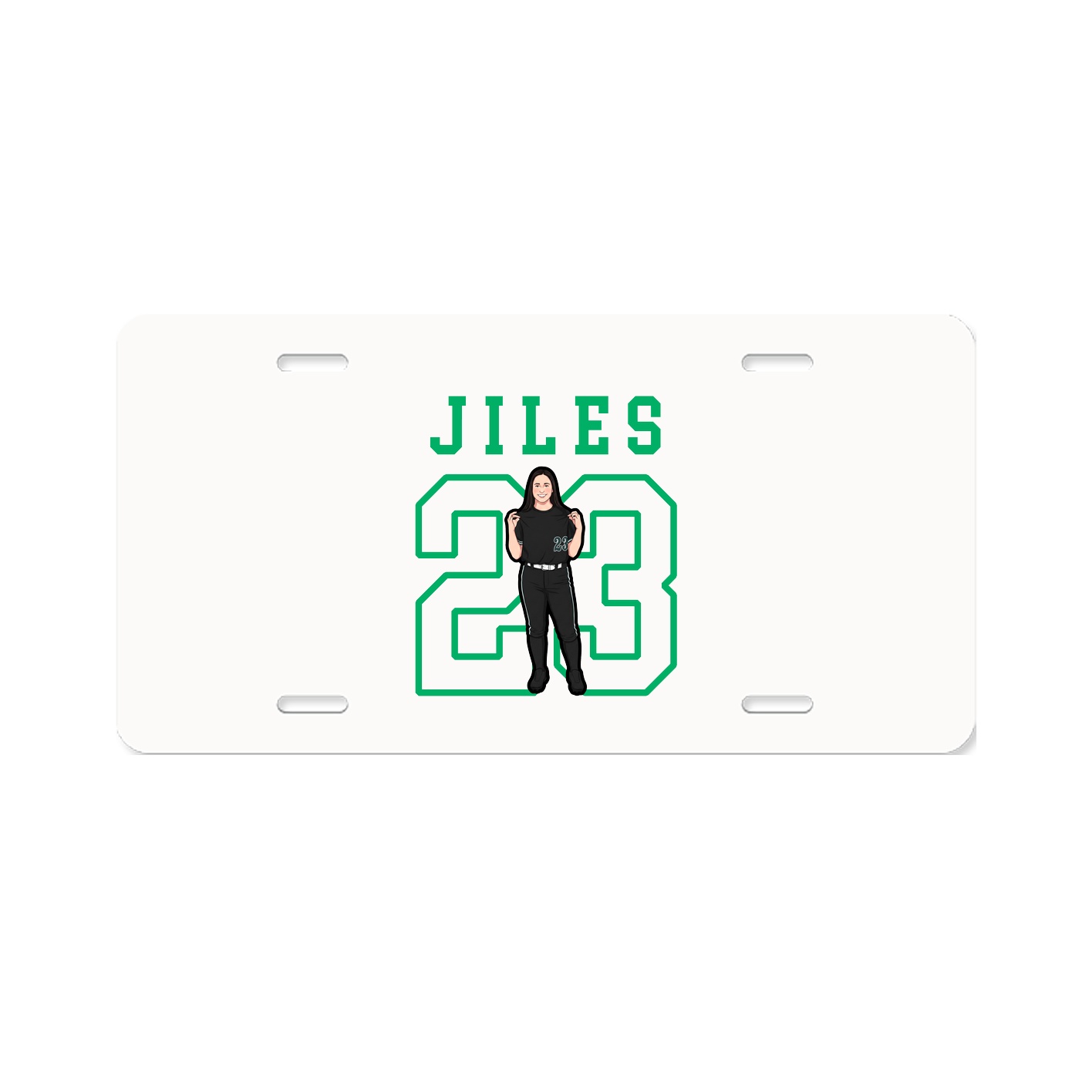 License Plate — Shirsey in Classic