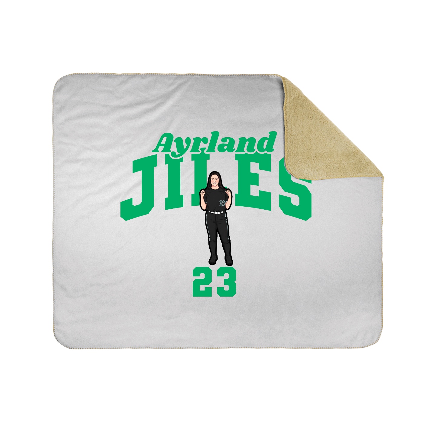 Throw Blanket — Signature Arch in White